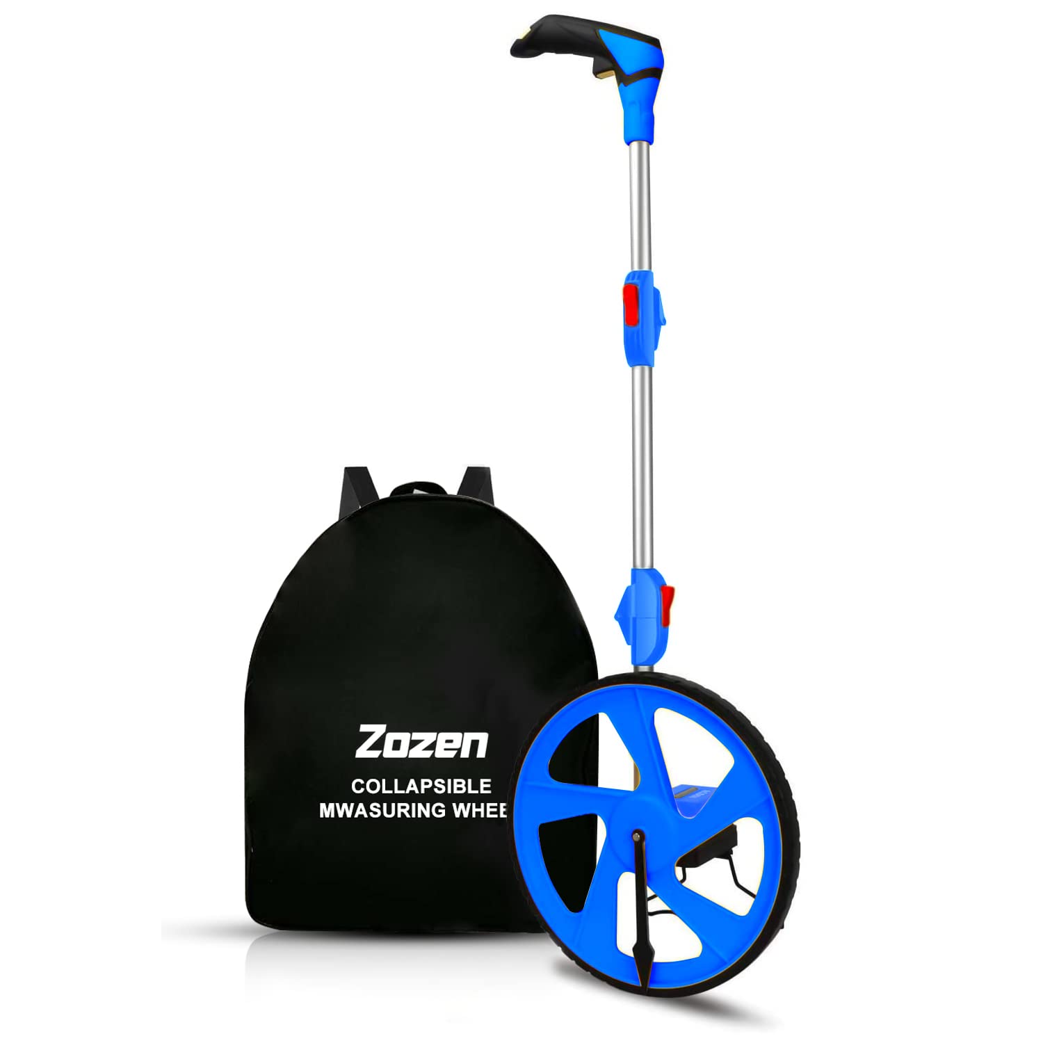 Zozen 3-Section Collapsible Measuring Wheel with Backpack - 12