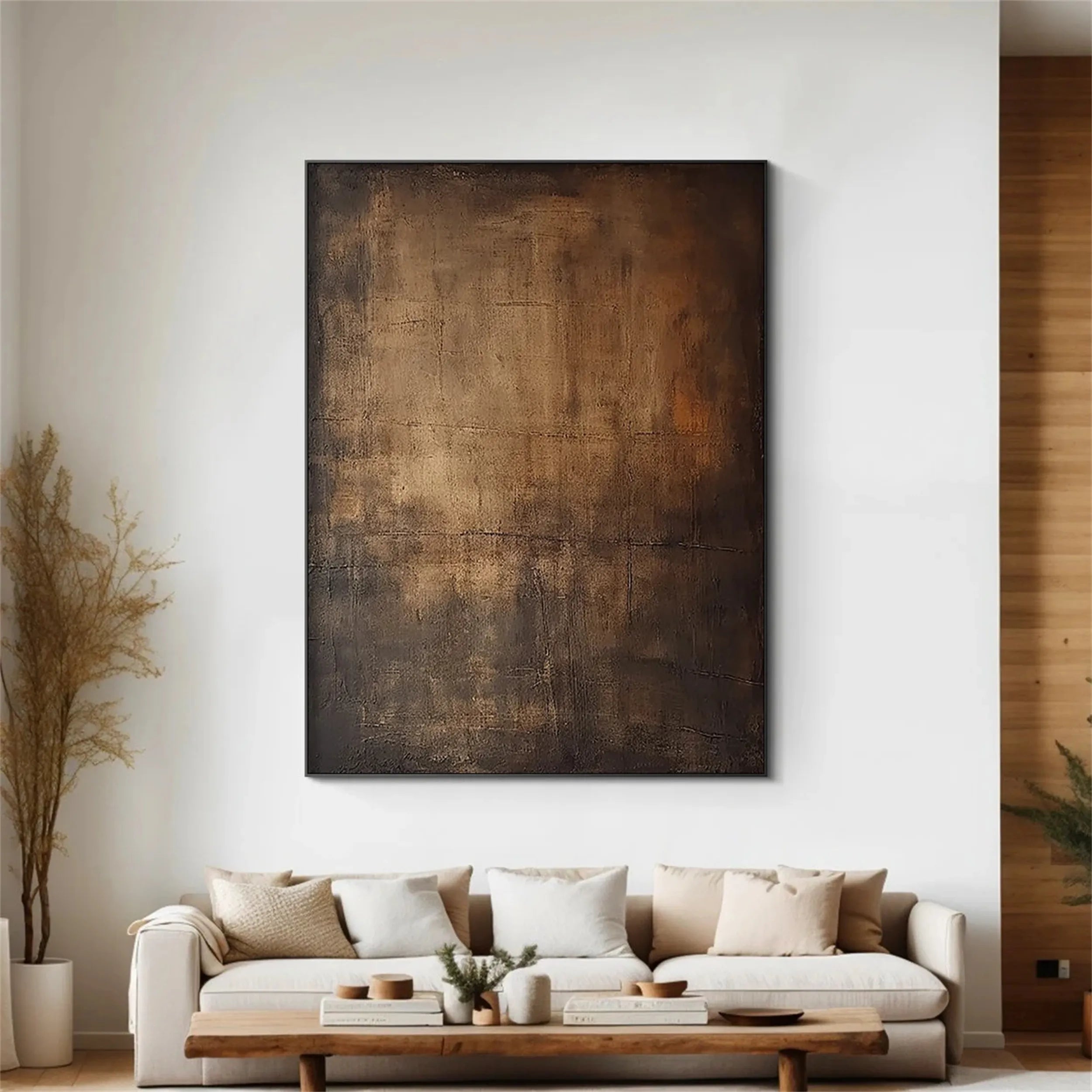 Abstract Painting #AB 104 - Modern Canvas Wall Art for Home & Office Decor | Perfect for Living Room, Bedroom or Workspace