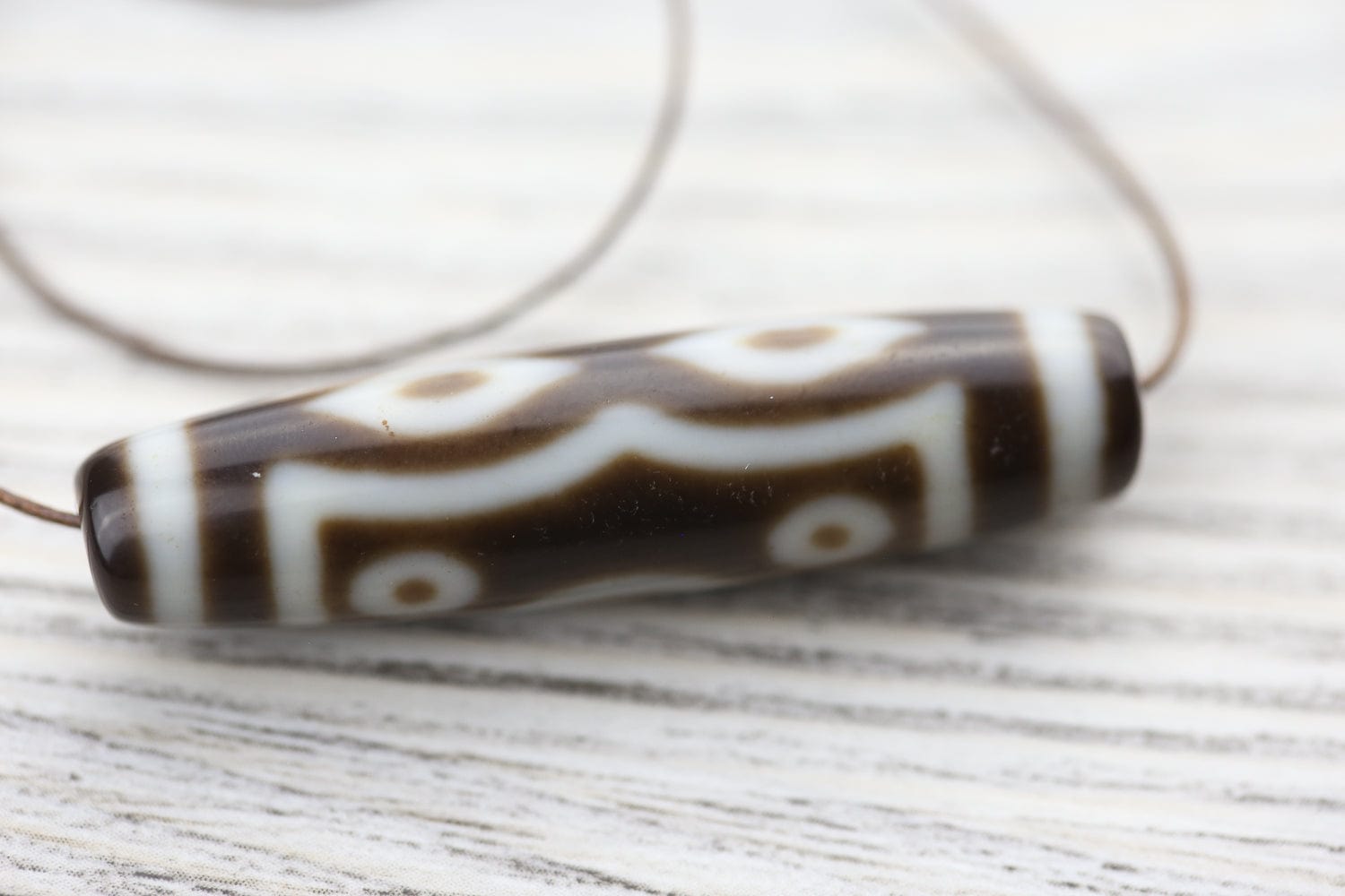Authentic Divine Buddha Eyes Dzi Bead - Tibetan Spiritual Protection Amulet for Meditation, Good Luck & Positive Energy | Perfect for Yoga, Mindfulness & Home Decor