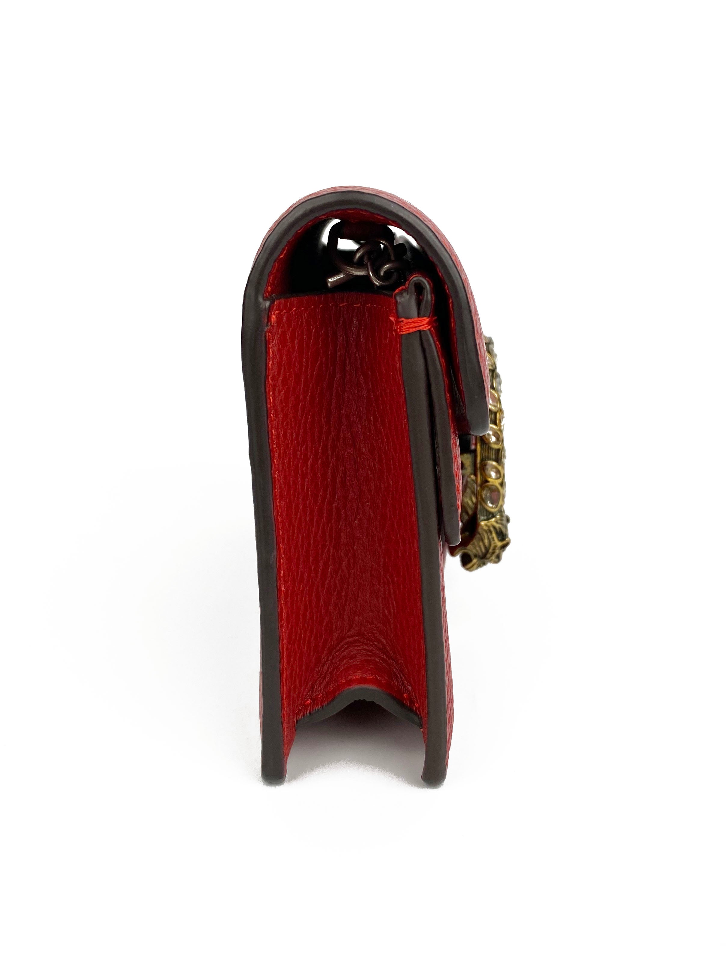Gucci Red Super Mini Dionysus Bag - Luxury Crossbody Bag for Women | Perfect for Parties, Dates & Evening Events