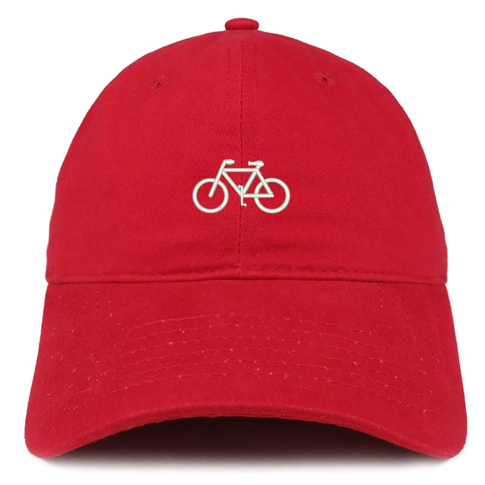 Trendy Embroidered Mini Bicycle Dad Hat - Soft Unstructured Cotton Cap for Men & Women - Perfect for Cycling, Outdoor Adventures & Casual Streetwear
