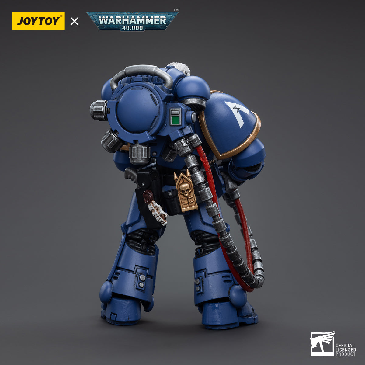 JOYTOY 1/18 Scale Warhammer 40K Ultramarines Hellblasters Action Figure Set (3-Pack) - Perfect for Tabletop Gaming, Collecting, and Warhammer 40K Battle Scenes