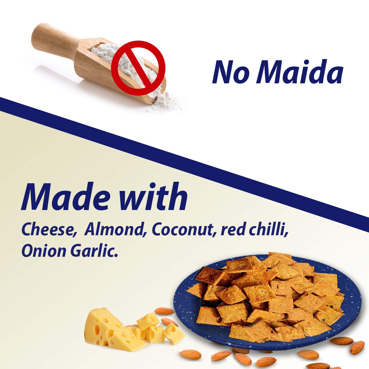 Diabexy Sugar Control Cheese Crackers - Low Carb, Keto Friendly Snacks for Diabetics - Pack of 1 - Perfect for On-the-Go Healthy Snacking & Blood Sugar Management
