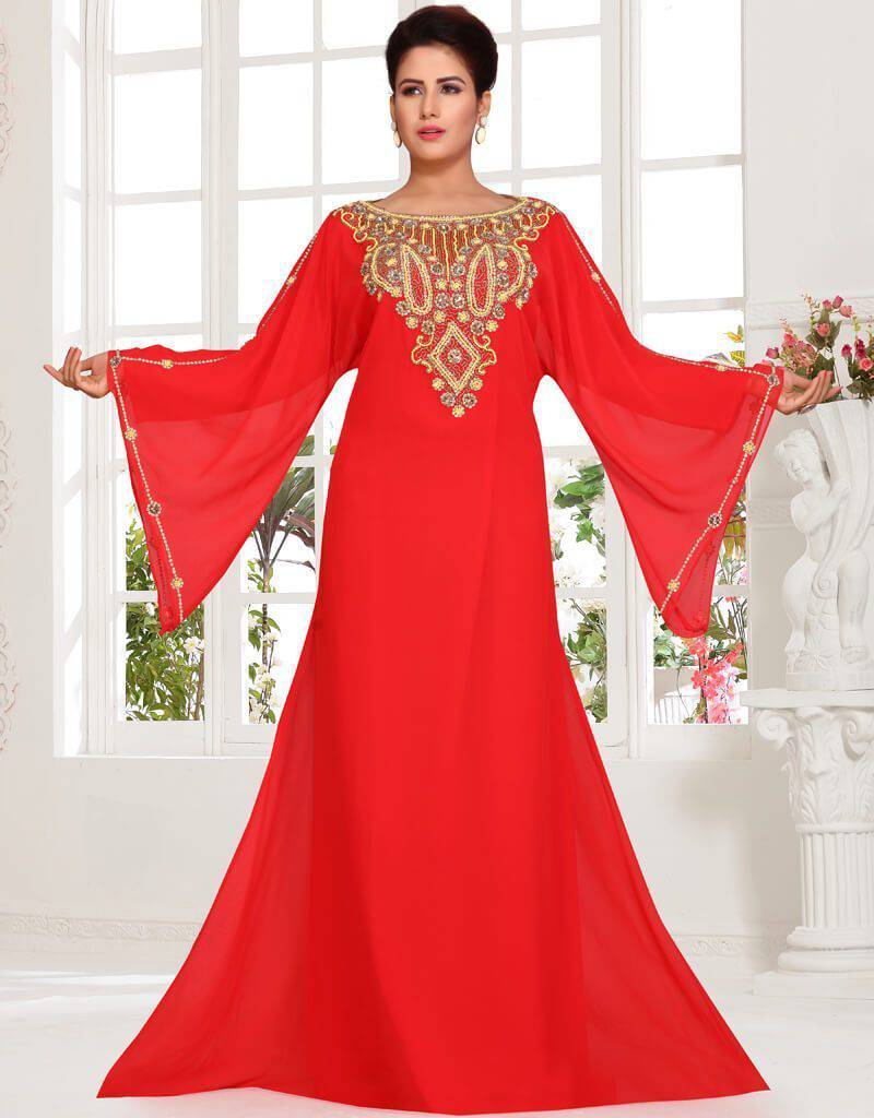 Women's Bell Sleeve A-Line Kaftan Dress - Boho Chic Flowy Maxi Dress for Beach, Vacation & Summer Outfits