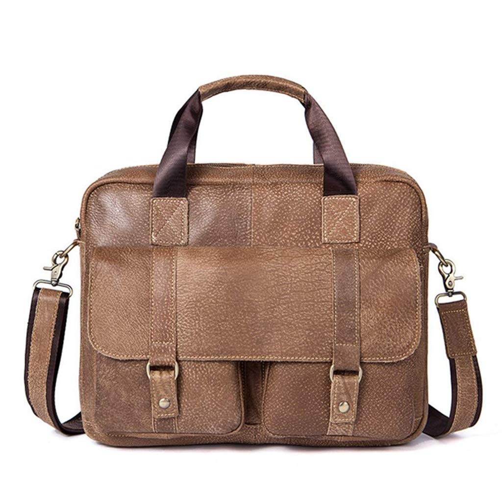 Stylish WPYYI Men's Laptop Briefcase - Waterproof Business Messenger Bag for Travel & Work - Retro Computer Bag for Professionals & Commuters (Perfect for Office, Business Trips & Daily Use)