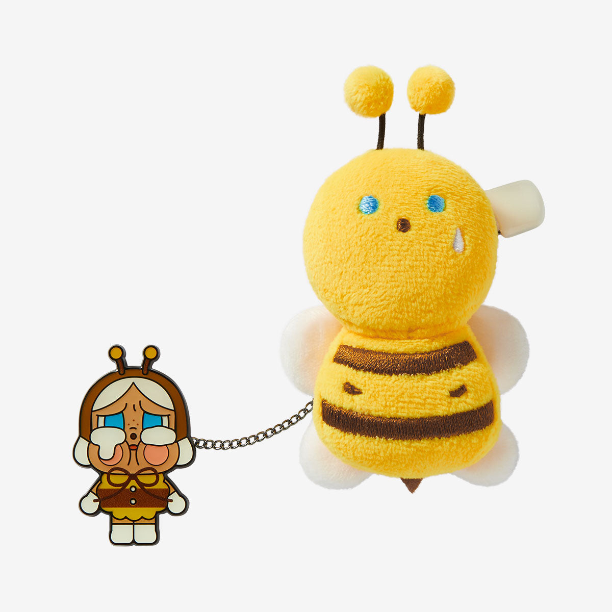 CryBaby Crying Again Series Plush Badge - Soft Collectible Pin for Backpacks, Jackets & Accessories - Perfect for Anime Fans & Kawaii Fashion