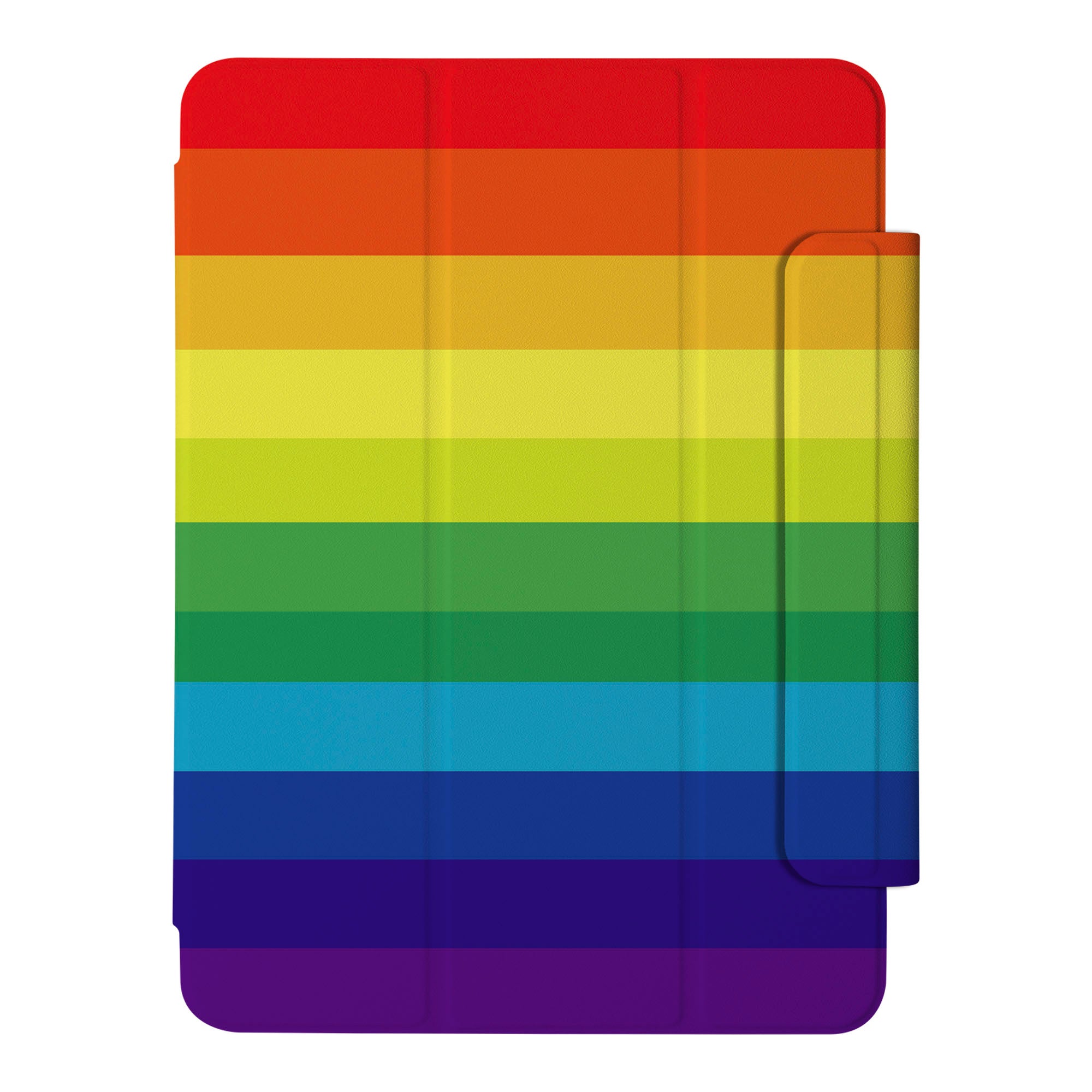 SlimFit iPad Case with Rainbow Design - Lightweight Protective Cover for iPad Air/Pro, Perfect for Work, Travel & Everyday Use