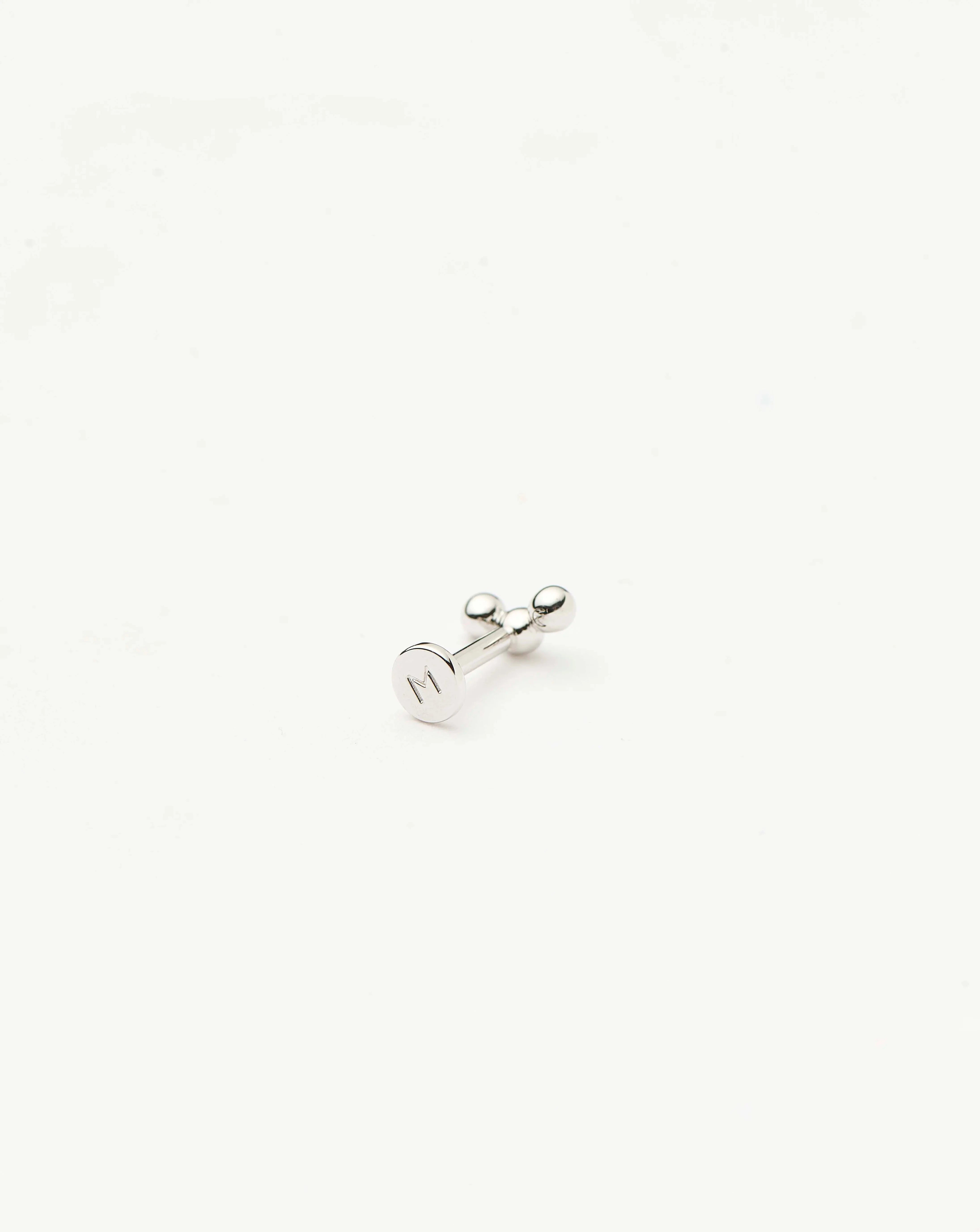 14K White Gold Trio Flat Back Stud Earrings for Women - Minimalist Elegant Jewelry for Everyday Wear, Gift Giving & Special Occasions
