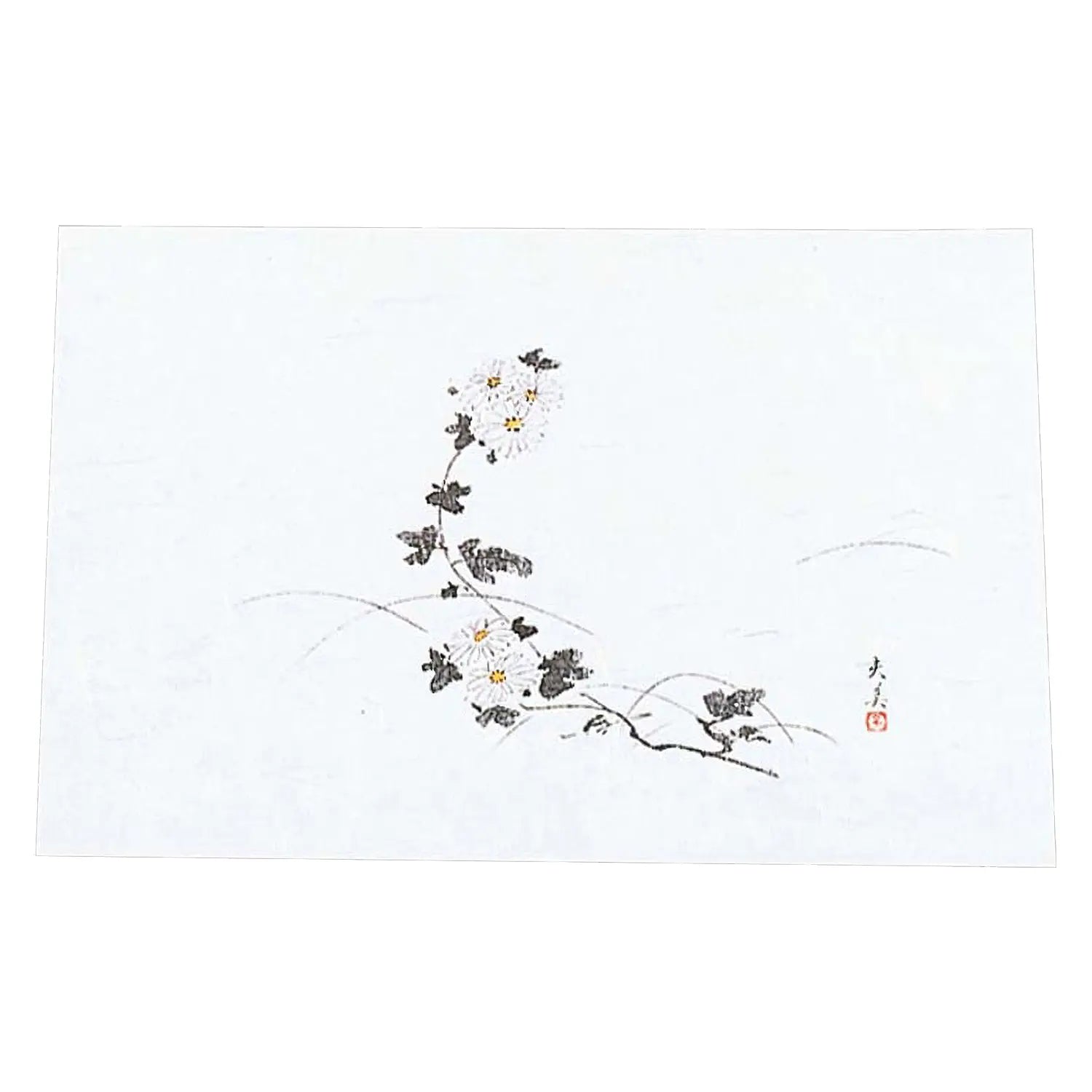 Premium Japanese Washi Paper Placemats - Set of 100 Elegant Kiku Chrysanthemum Design - Eco-Friendly Table Decor for Dining, Parties & Home Decoration