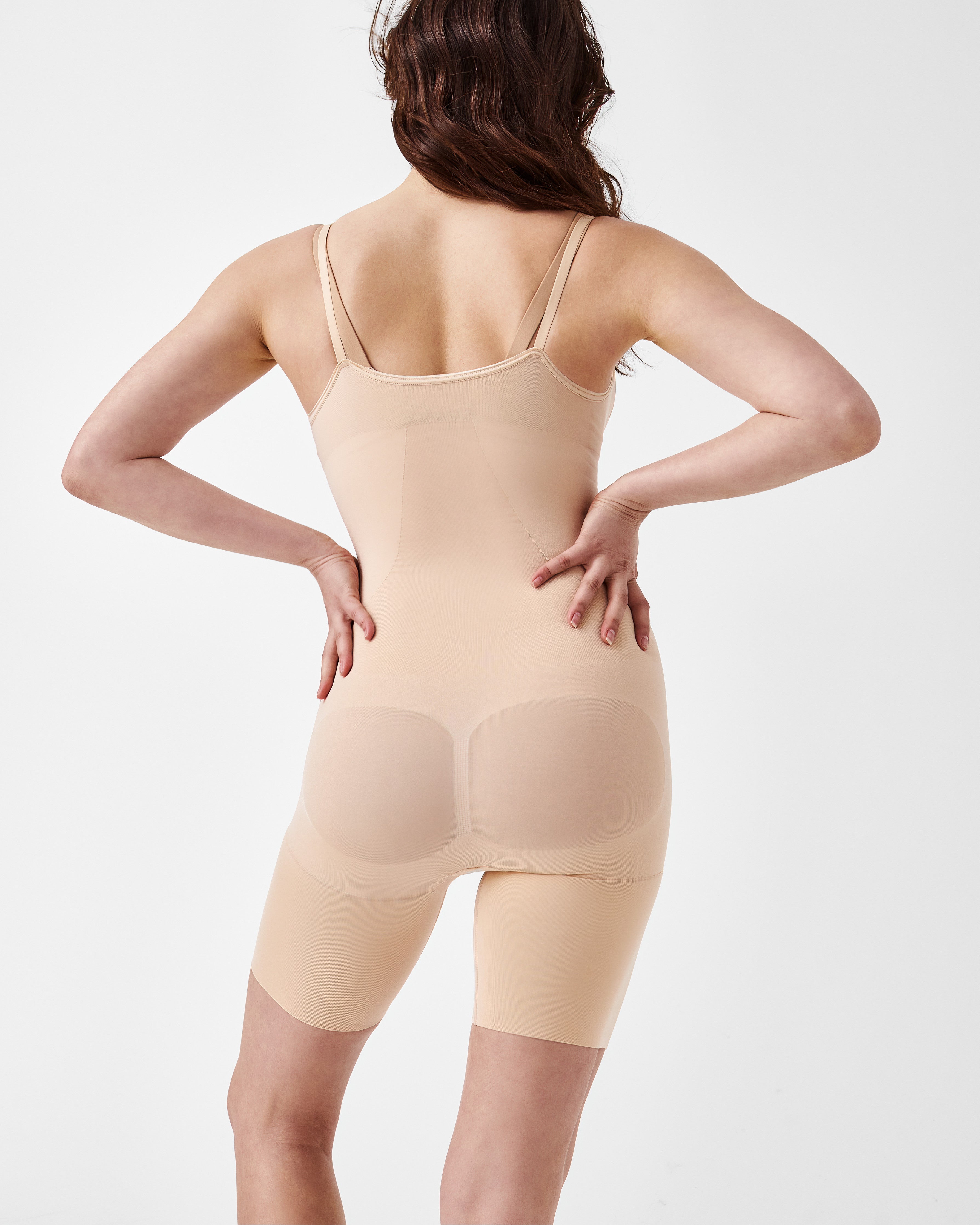 SPANX Sculpt™ Seamless Power Open Bust Mid Thigh Bodysuit - Shapewear for Women, Tummy Control & Slimming Underwear - Perfect for Dresses, Workwear & Special Occasions