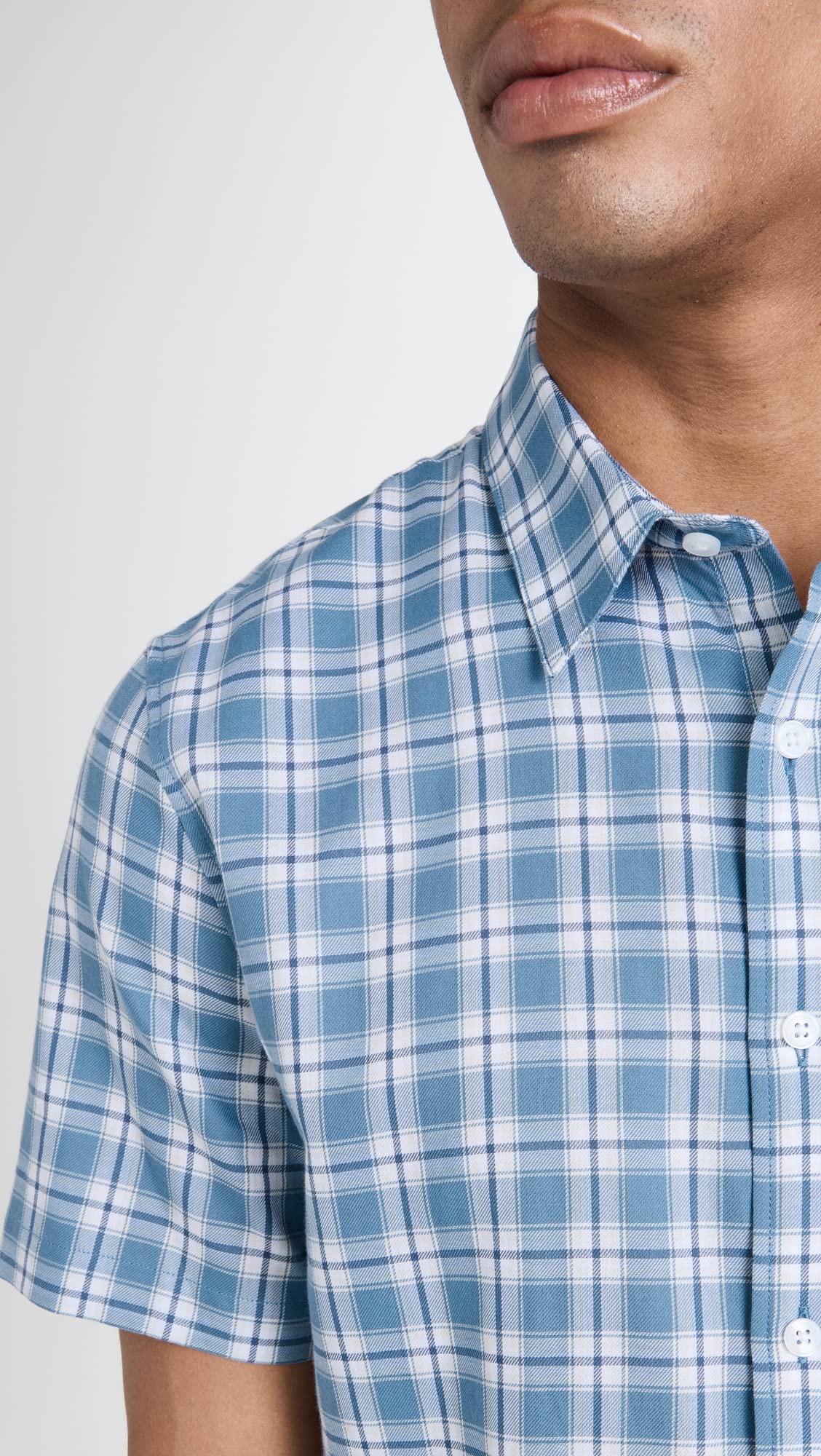 Vince Men's Waterfront Plaid Shirt - Casual Long Sleeve Button Down Shirt for Men | Comfortable & Stylish Flannel Shirt for Fall, Winter & Outdoor Activities