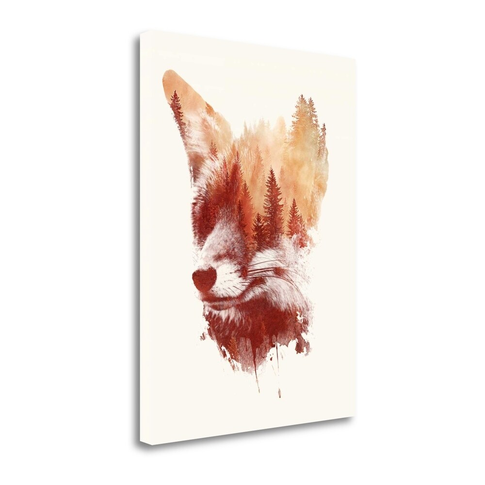 Blind Fox by Robert Farkas - Premium Giclee Art Print on Gallery Wrapped Canvas, Ready to Hang Wall Decor for Living Room, Bedroom & Office