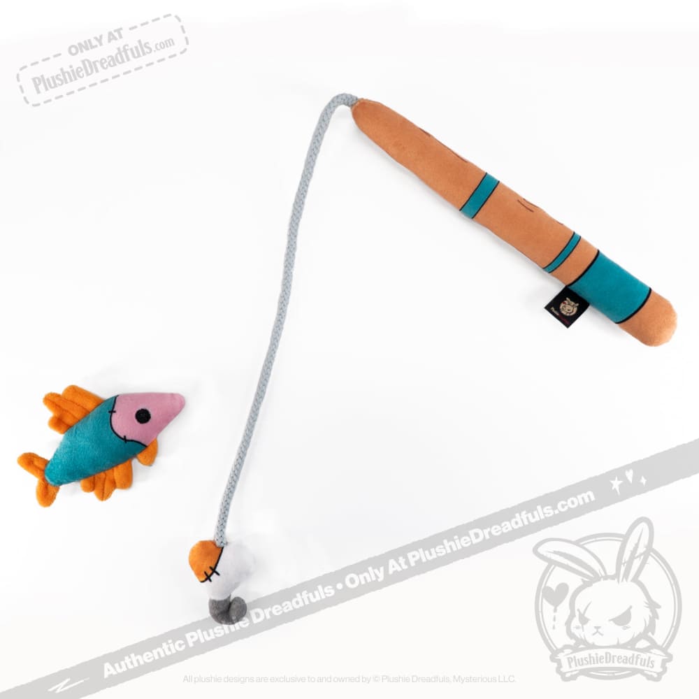 Magnetic Fishing Rod Plush Toy - Soft Stuffed Animal Catcher Game for Kids | Fun Indoor & Outdoor Play, Birthday Gifts, Party Favors