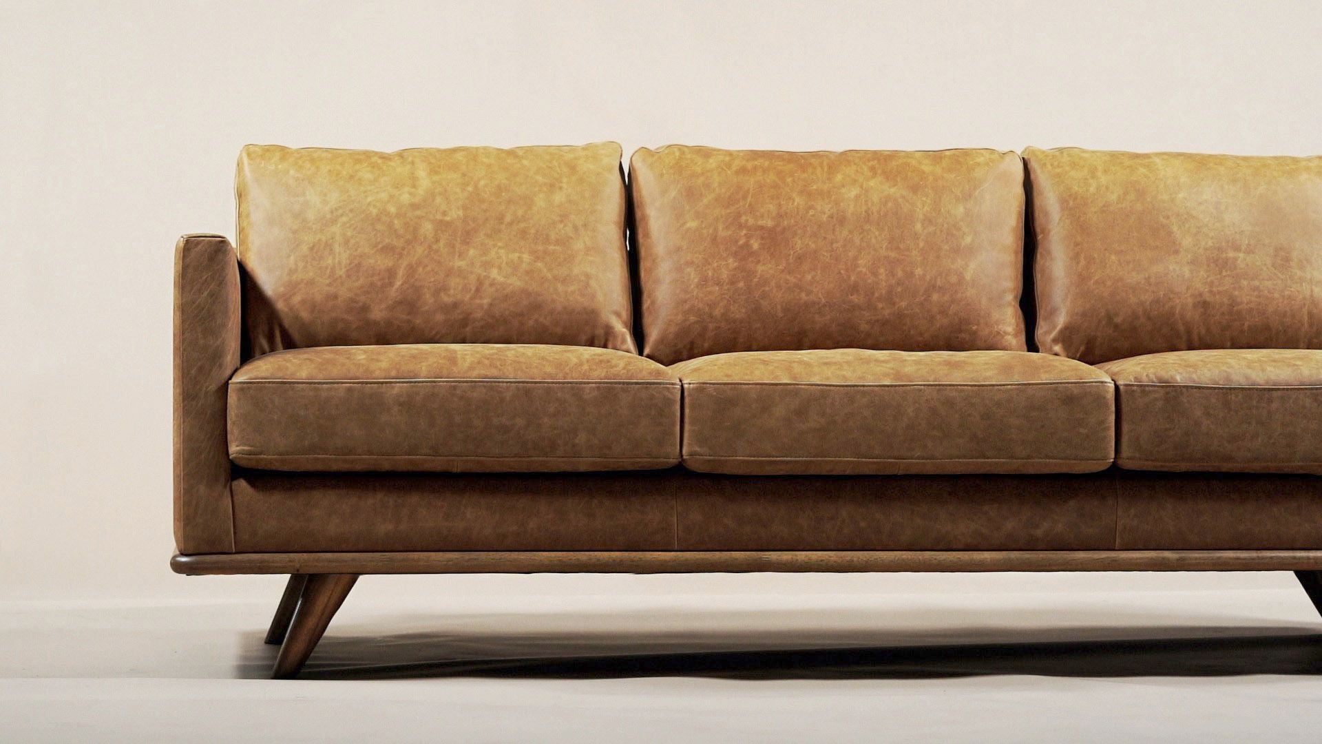 Modern Nolita Sofa - Comfortable Mid-Century Style Couch for Living Room, Lounge & Office - Perfect for Small Spaces & Apartment Decor