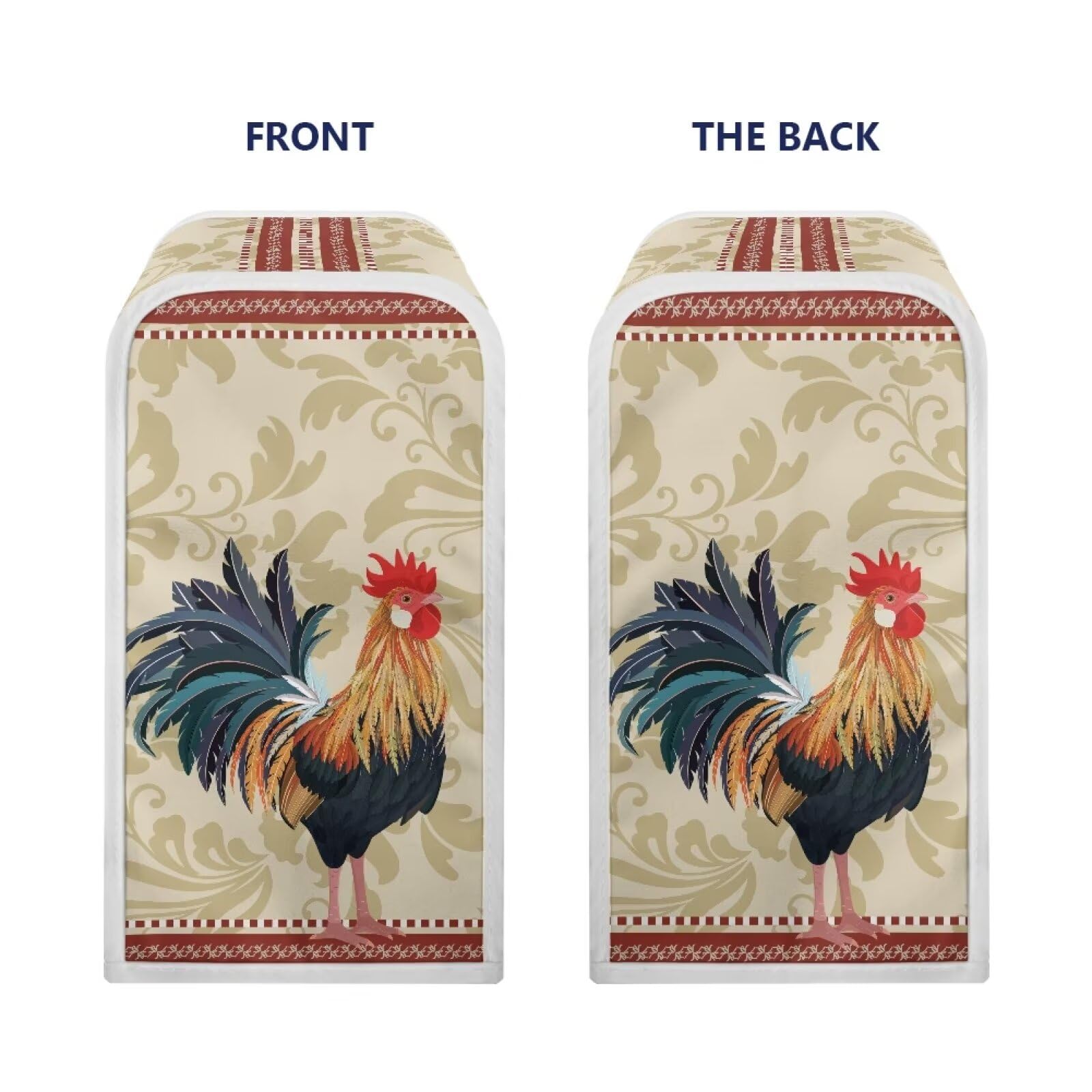 Premium Aztec Southwestern Electric Can Opener Cover - Rooster Design Dust Protector for Kitchen Appliances | Perfect for Southwestern, Navajo & Rustic Home Decor | Use in Kitchens, Pantries & Dining Areas