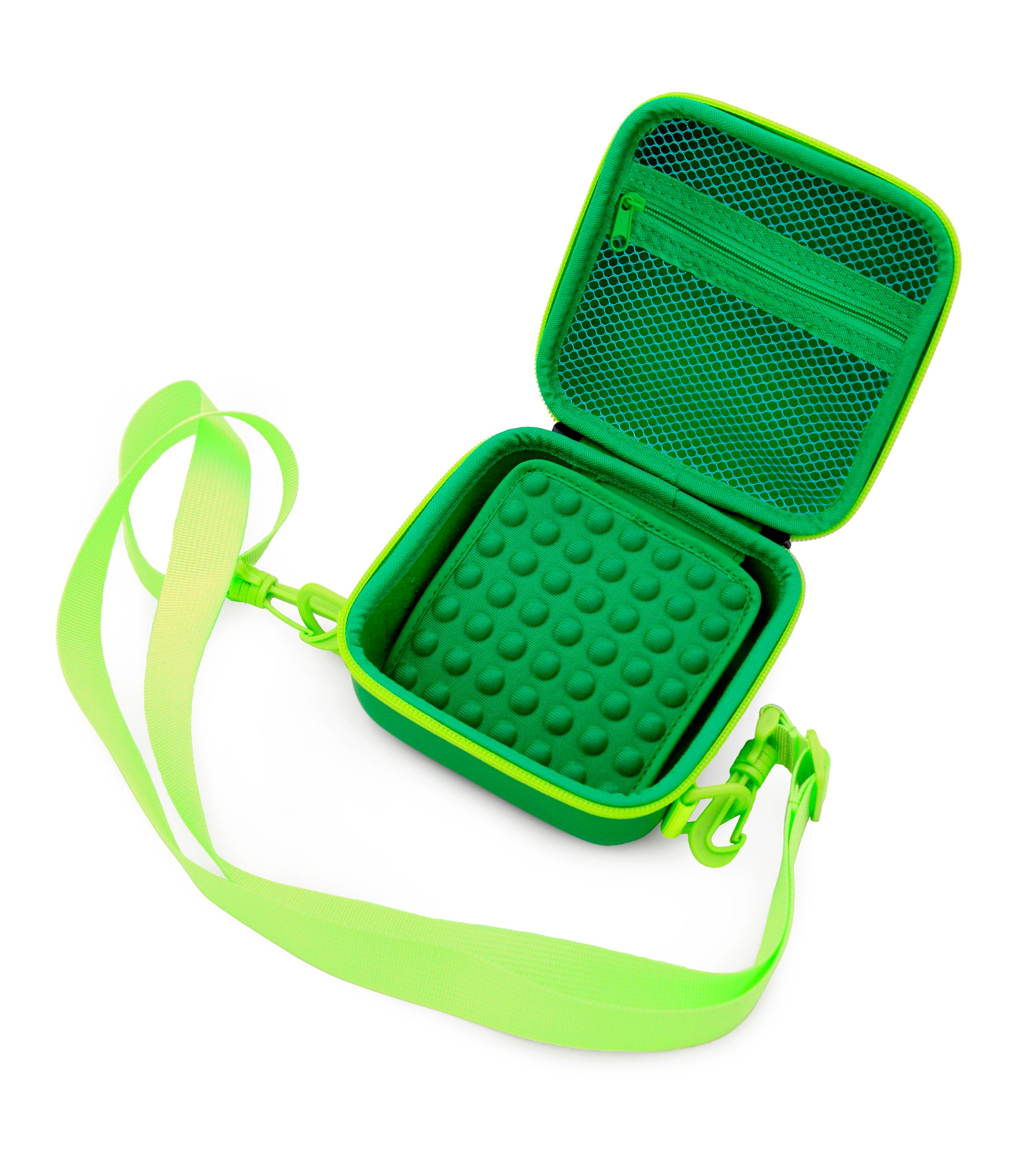 CASEMATIX Protective Carry Case for Tic Tac Toe Bolt Electronic Game - Single Layer Storage for Handheld Game Device (Does Not Fit Double Stack Accessory Tray) - Perfect for Travel, Gifts & Game Protection