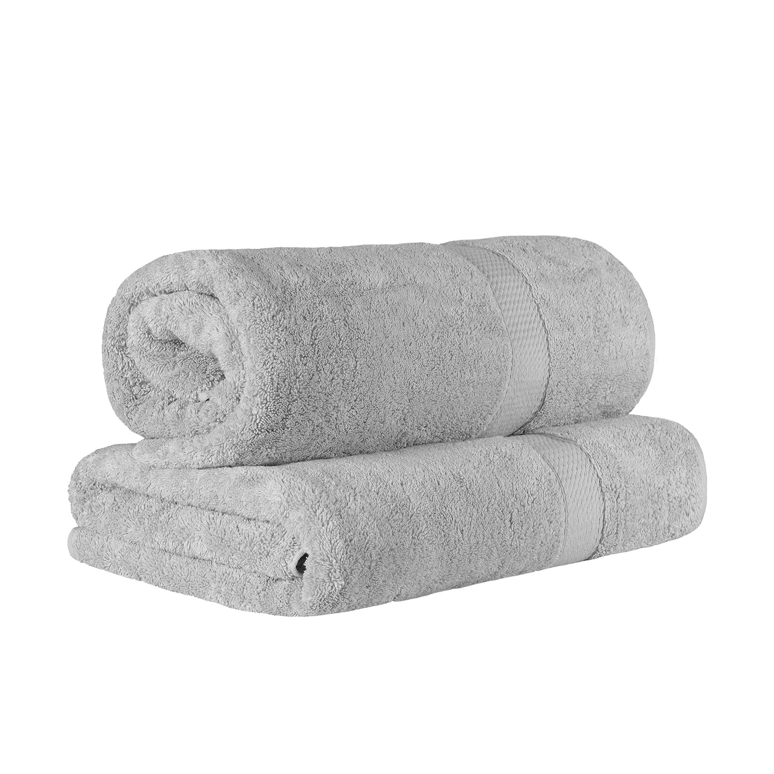 Premium Egyptian Cotton Bath Towel Set by Blue Nile Mills - 2-Piece Luxury Bath Sheets (34