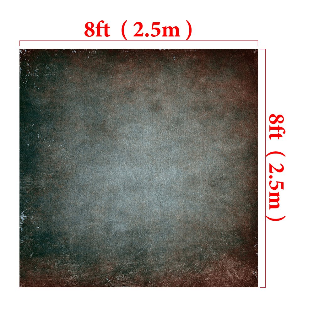 8×8ft Retro Dark Abstract Photo Backdrop for Professional Photography | Studio Portrait Background | Digital Printed Photography Props | Perfect for Wedding, Fashion & Product Shoots