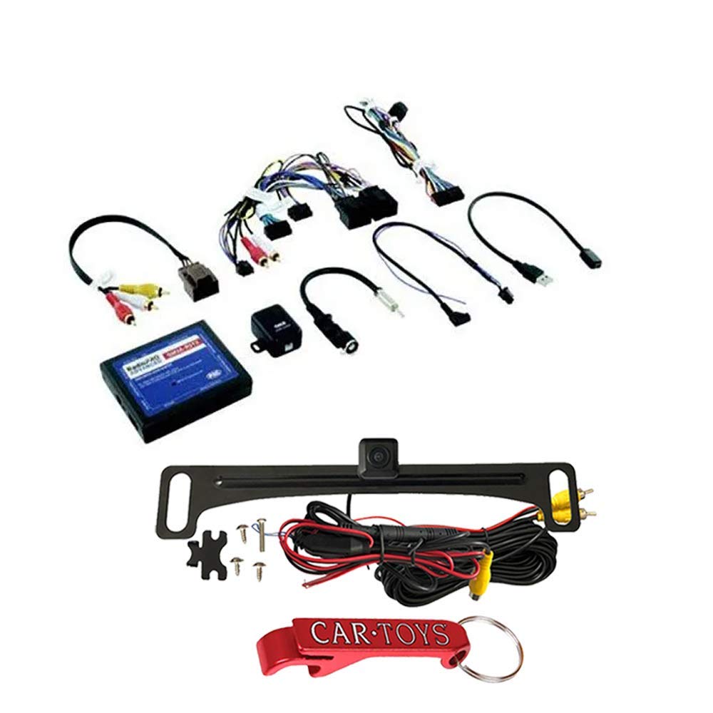 PAC GM3ARSTX / GM3A-RSTX RadioPRO Advanced Interface for GM Vehicles with Backup Camera Bundle - Retains Steering Wheel Controls, OnStar & Bose Amplifier Features | Perfect for Car Stereo Upgrades & Enhanced Driving Experience