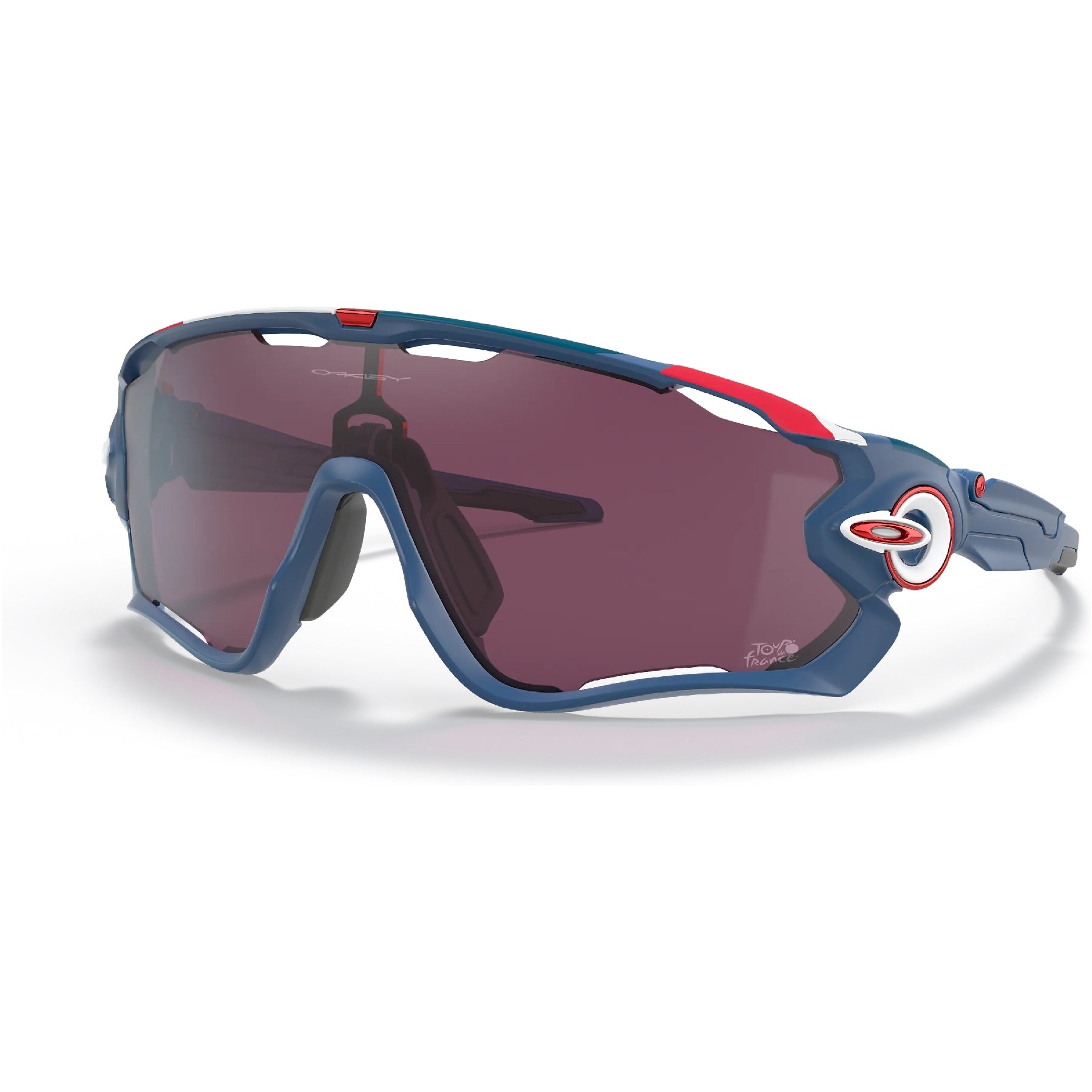 Oakley Jawbreaker TDF Poseidon Sunglasses with Prizm Road Black Lenses - Cycling, Running & Outdoor Sports Performance Eyewear