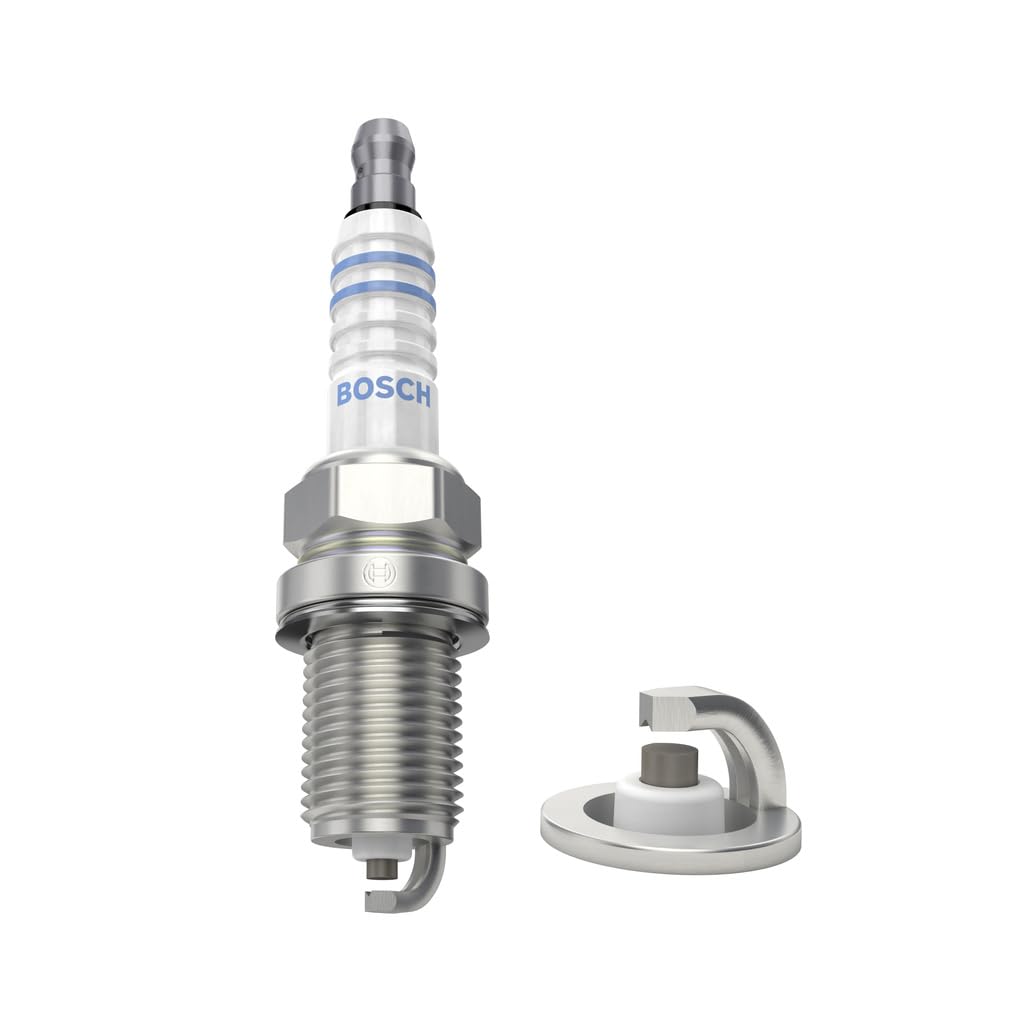 Bosch FR8DC Spark Plug - Nickel Alloy Electrode - High Performance Ignition for Cars, Trucks & SUVs - Ideal for Daily Commuting & Highway Driving