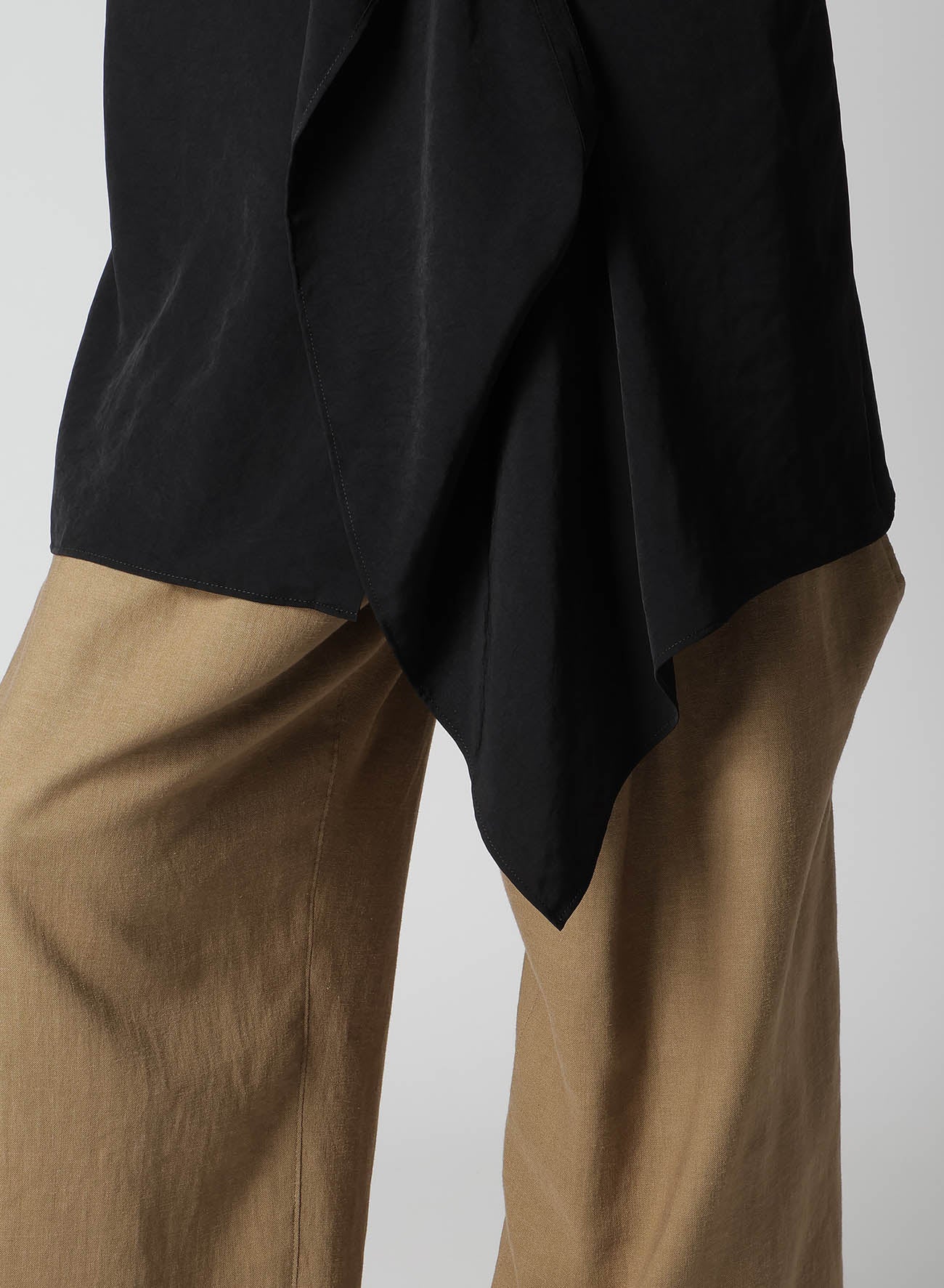 Elegant Crepe de Chine Blouse with Placket - Perfect for Office Wear & Casual Outfits