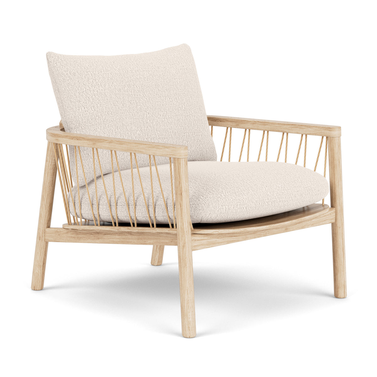 Enzo Boucle Armchair - Modern Velvet Upholstered Accent Chair for Living Room, Bedroom & Office - Stylish Comfortable Seating for Home Decor