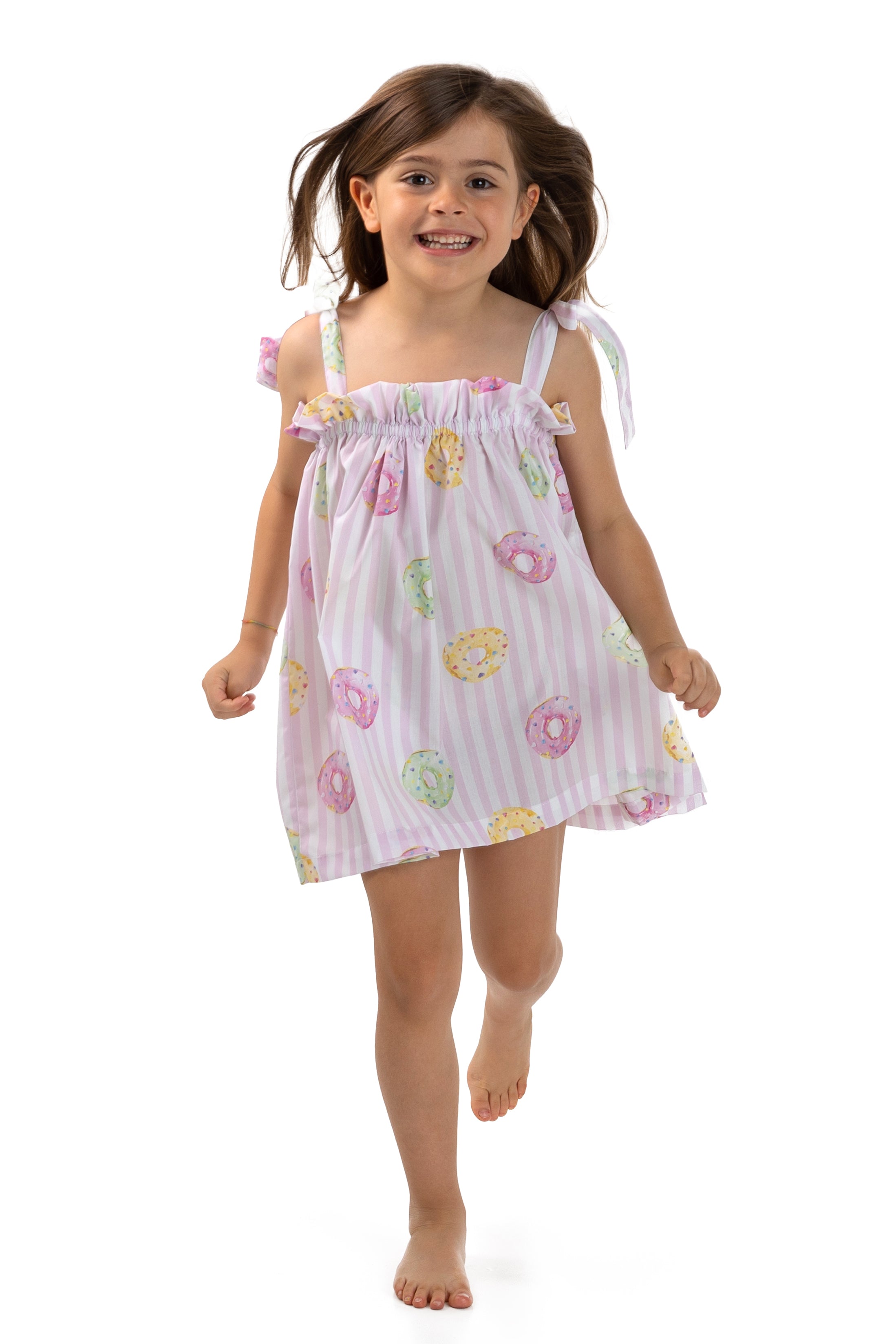 Stylish DONUTS Beach Dress for Women - Flowy Summer Cover Up, Boho Chic Swimsuit Cover Dress - Perfect for Pool, Beach Vacations & Tropical Getaways