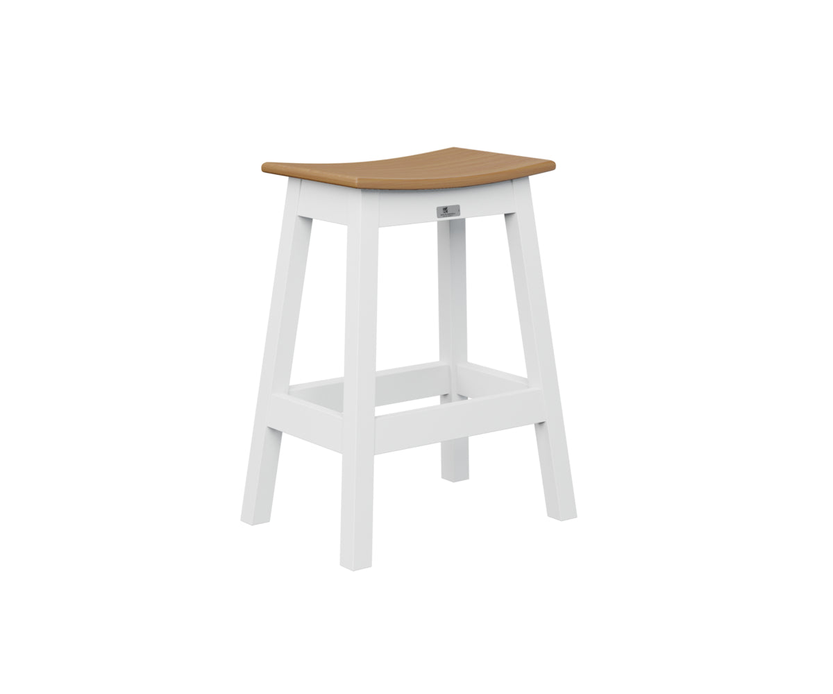 Natural Teak on White