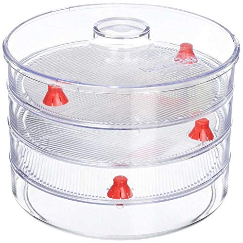 Organic Sprout Maker Kit with 4 Containers - Hygienic Home Sprouting System for Beans, Seeds & Grains | Fresh Healthy Sprouts for Salads, Sandwiches & Smoothies | IcyFlame 4-Bowl Sprout Growing Box