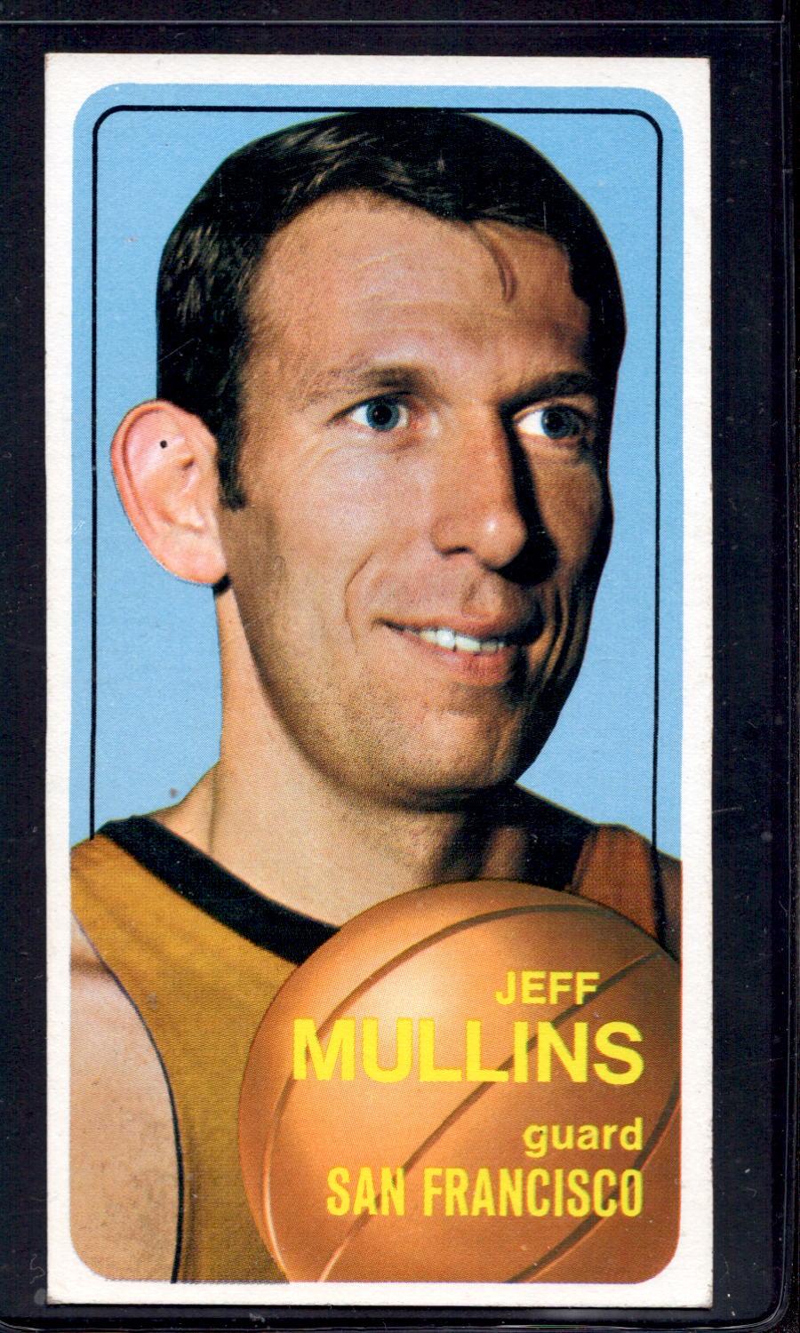 1970-71 Topps #76 Jeff Mullins San Francisco Warriors NBA Basketball Card - Vintage Collectible for Sports Memorabilia Fans & Card Grading Enthusiasts