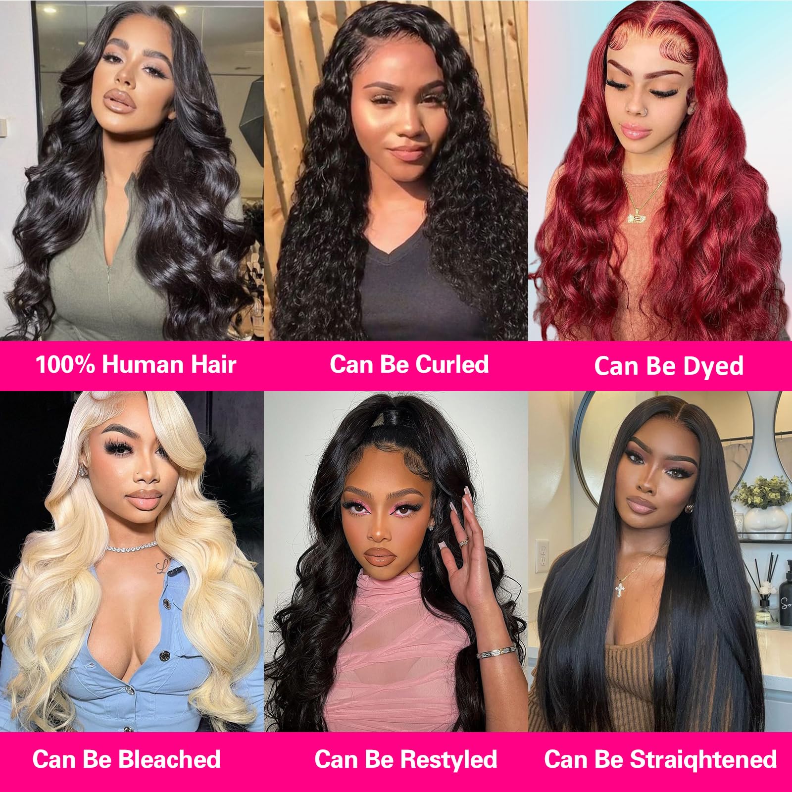12A Body Wave Human Hair Bundles 22 24 26 Inch 100% Brazilian Virgin Hair Extensions - 3 Bundles Deal Natural Black for Women | Perfect for Weaving, Styling & Daily Wear
