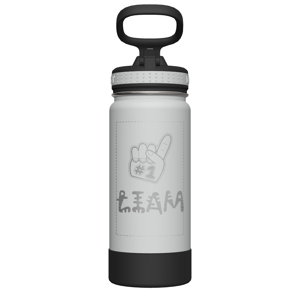 Customized Active Kids Water Bottle with Straw Lid - Leak Proof & BPA Free - Perfect for School, Sports & Outdoor Activities