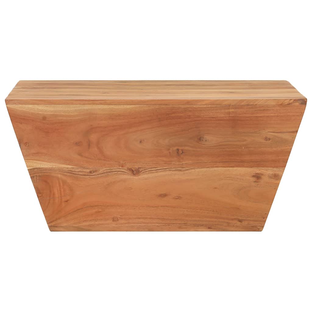 FAMIROSA Solid Acacia Wood Coffee Table - 26