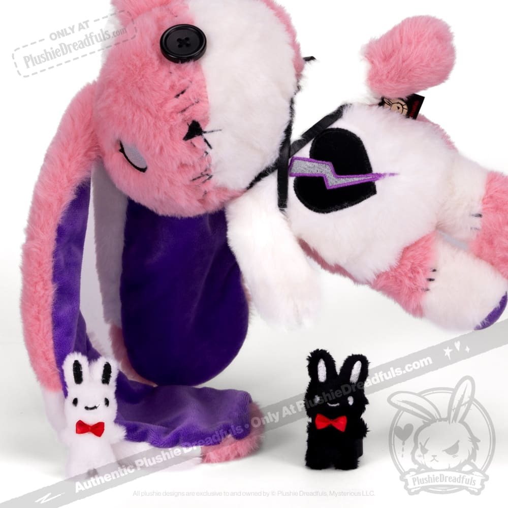 Plushie Dreadfuls Borderline Personality Disorder Rabbit - Soft Stuffed Animal Toy for Mental Health Awareness, Comfort & Therapy | Perfect Gift for BPD Support, Anxiety Relief & Emotional Healing