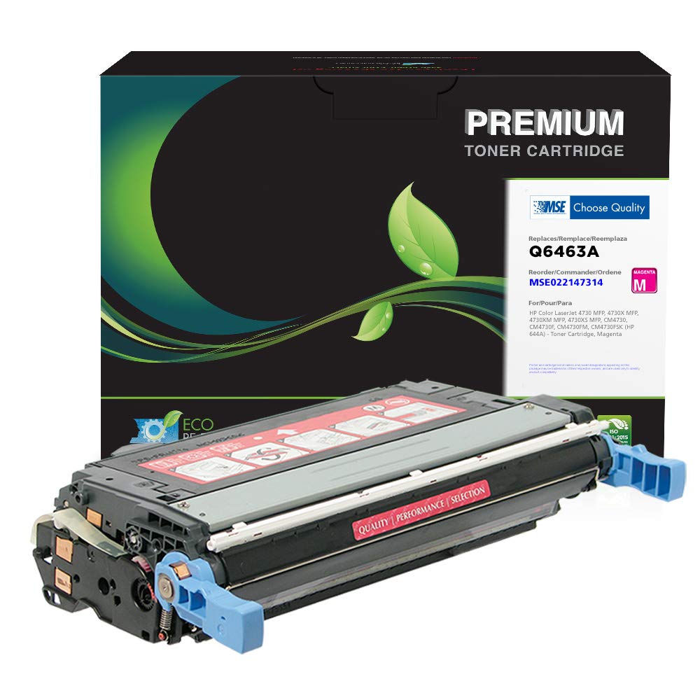 High-Quality MSE Remanufactured Toner Cartridge Replacement for HP Q6463A (HP 644A) | Magenta | Compatible with HP Printers | Ideal for Home & Office Printing