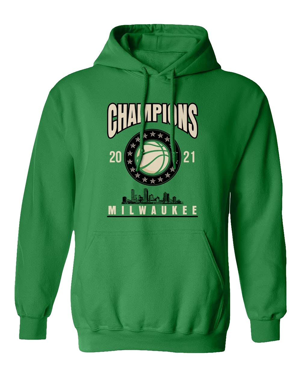 Milwaukee Bucks 2021 NBA Champions Unisex Hooded Sweatshirt - Comfortable Fan Apparel for Game Day & Casual Wear