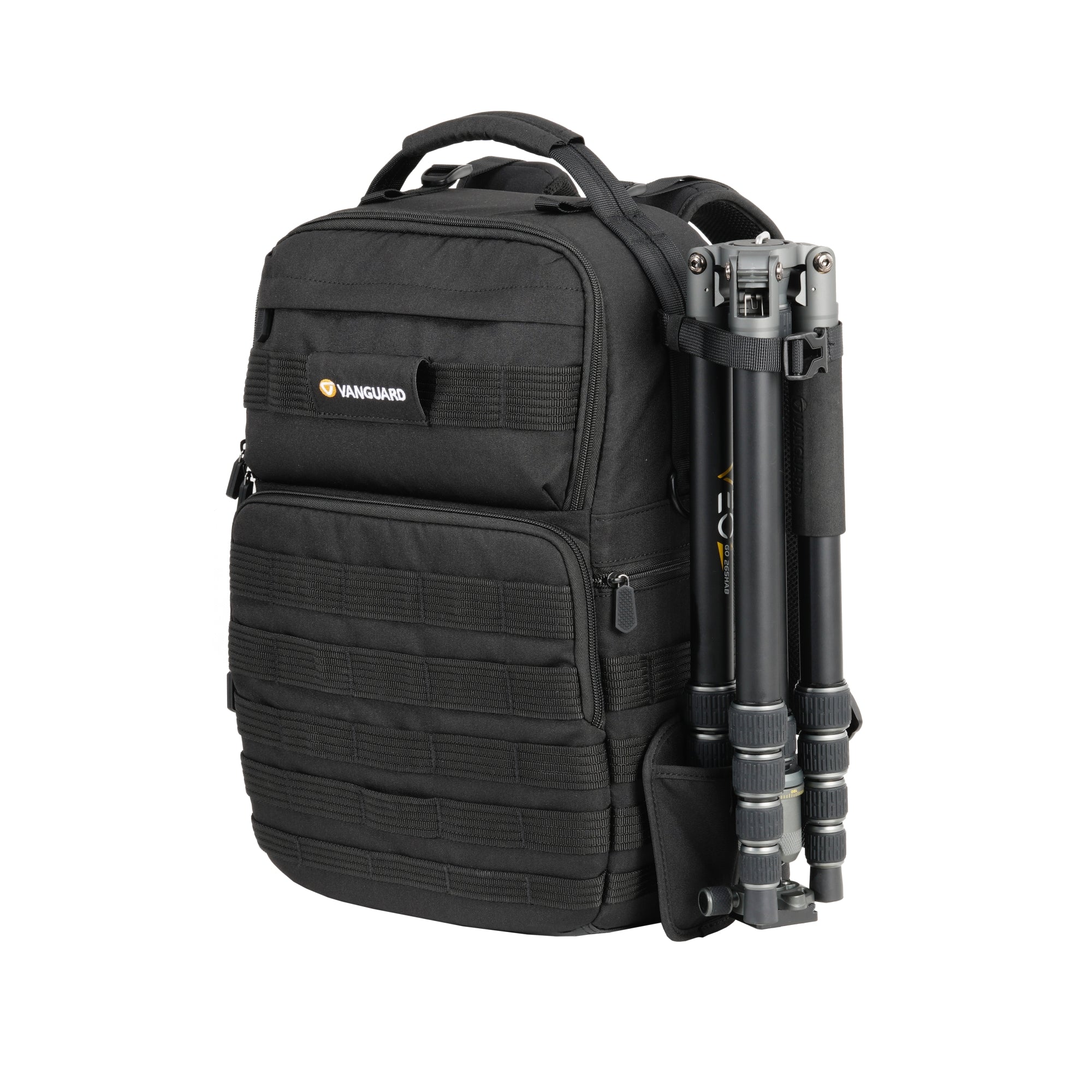 VEO RANGE T 45M BK Waterproof Travel Backpack - 45L Large Capacity Hiking Backpack with USB Charging Port, Black - Perfect for Outdoor Adventures, Camping & Business Travel