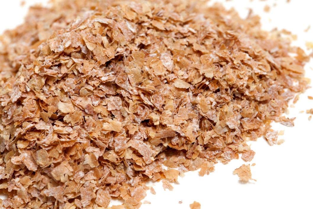 Organic Flaky Wheat Bran in Bulk - 25 lb Bag | High-Fiber Breakfast Cereal, Baking Ingredient & Animal Feed Supplement