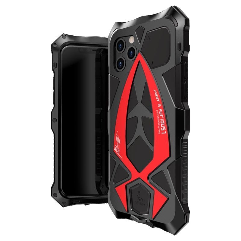 Premium Shockproof iPhone 15 Case - Heavy Duty Aluminum Protective Cover for iPhone 15 | Durable Protection for Outdoor, Travel & Everyday Use
