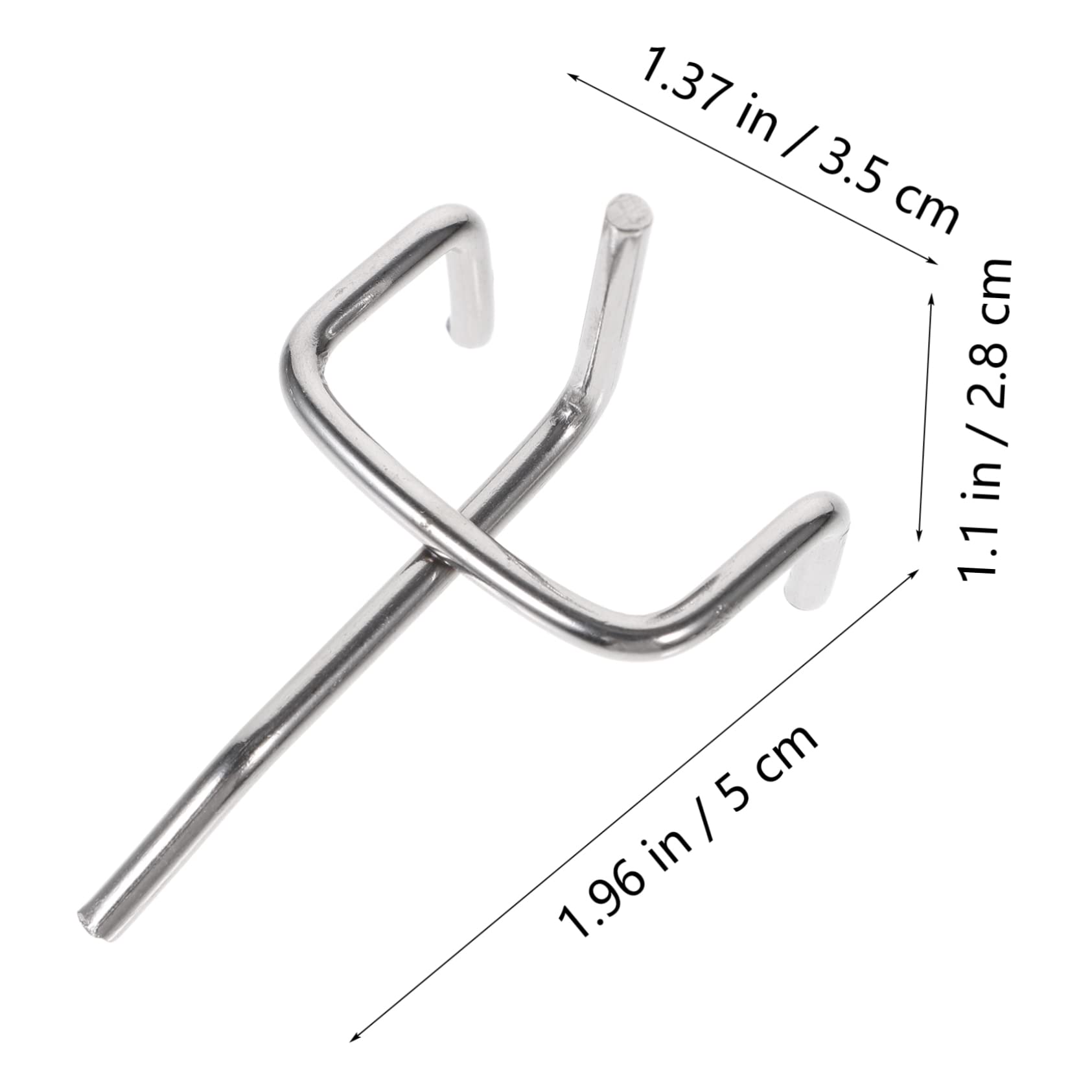iplusmile 200 Pcs Pegboard Hooks - Heavy Duty Iron Tool Organizer Hooks for Workshop, Garage & Retail Store Organization - Perfect for Hanging Tools, Accessories & Supplies