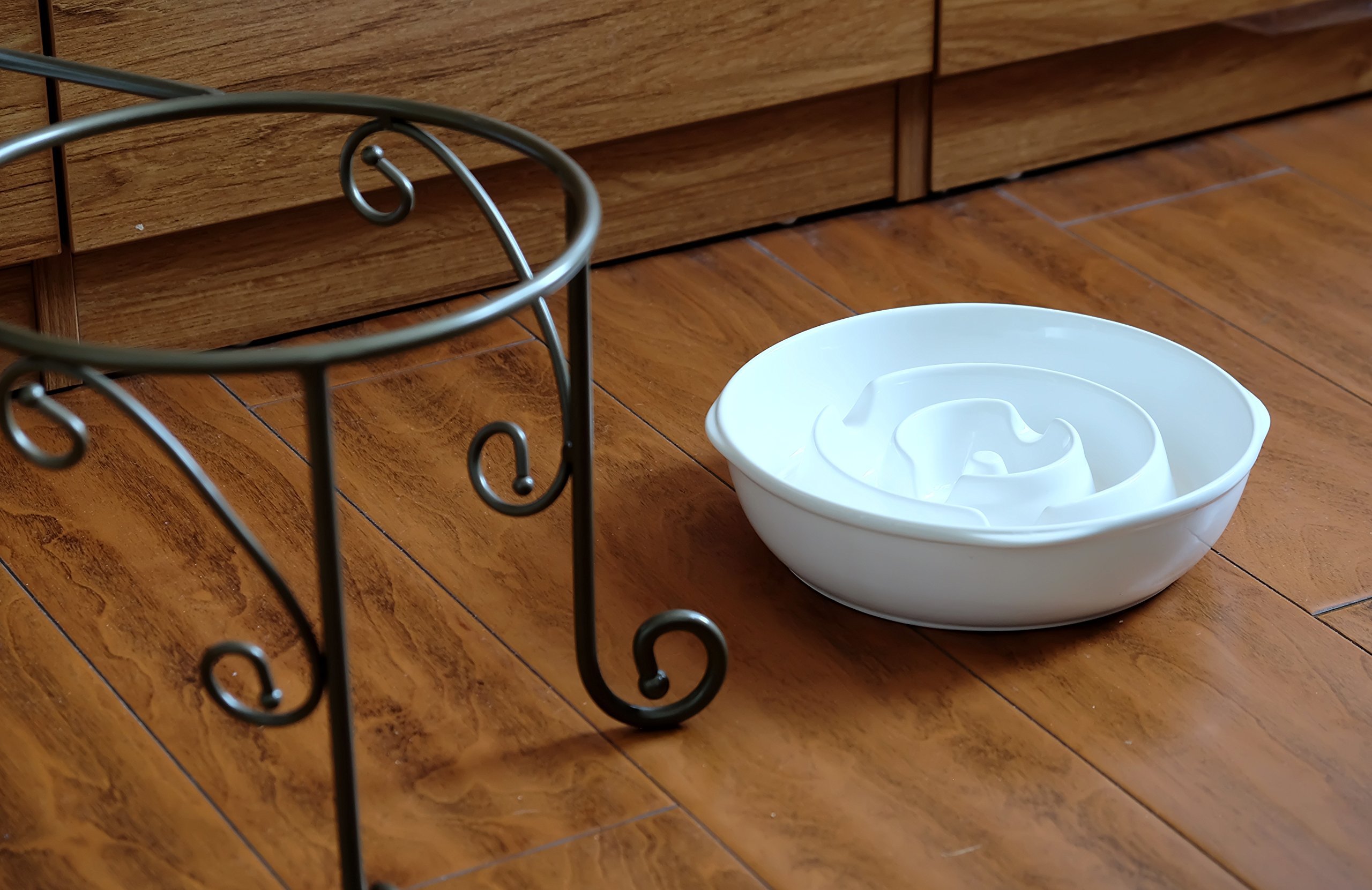 Slow Feeder Dog Bowl - Non-Slip Pet Food Dish for Fast Eaters - Prevent Bloat & Improve Digestion - Perfect for Small, Medium & Large Dogs - Use During Mealtime for Healthier Eating Habits