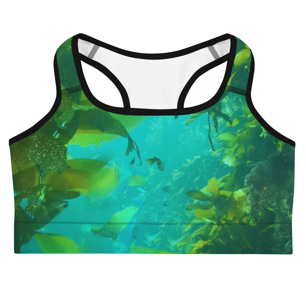 Premium Kelp Forest Sport Top for Women - Breathable & Moisture-Wicking Workout Shirt - Perfect for Yoga, Running & Gym Training