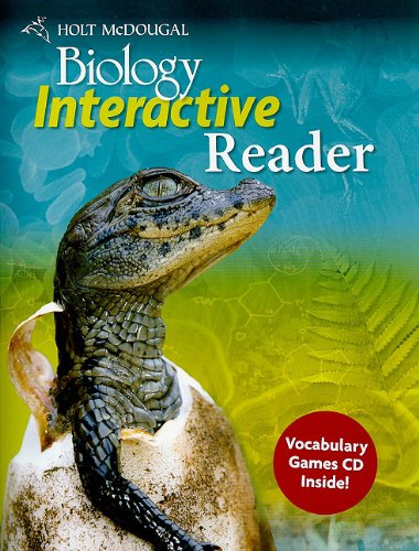 Interactive Reader With Vocabulary Word Games CD-ROM - Holt McDougal Biology Study Aid | Perfect for Homeschooling & Classroom Learning Activities