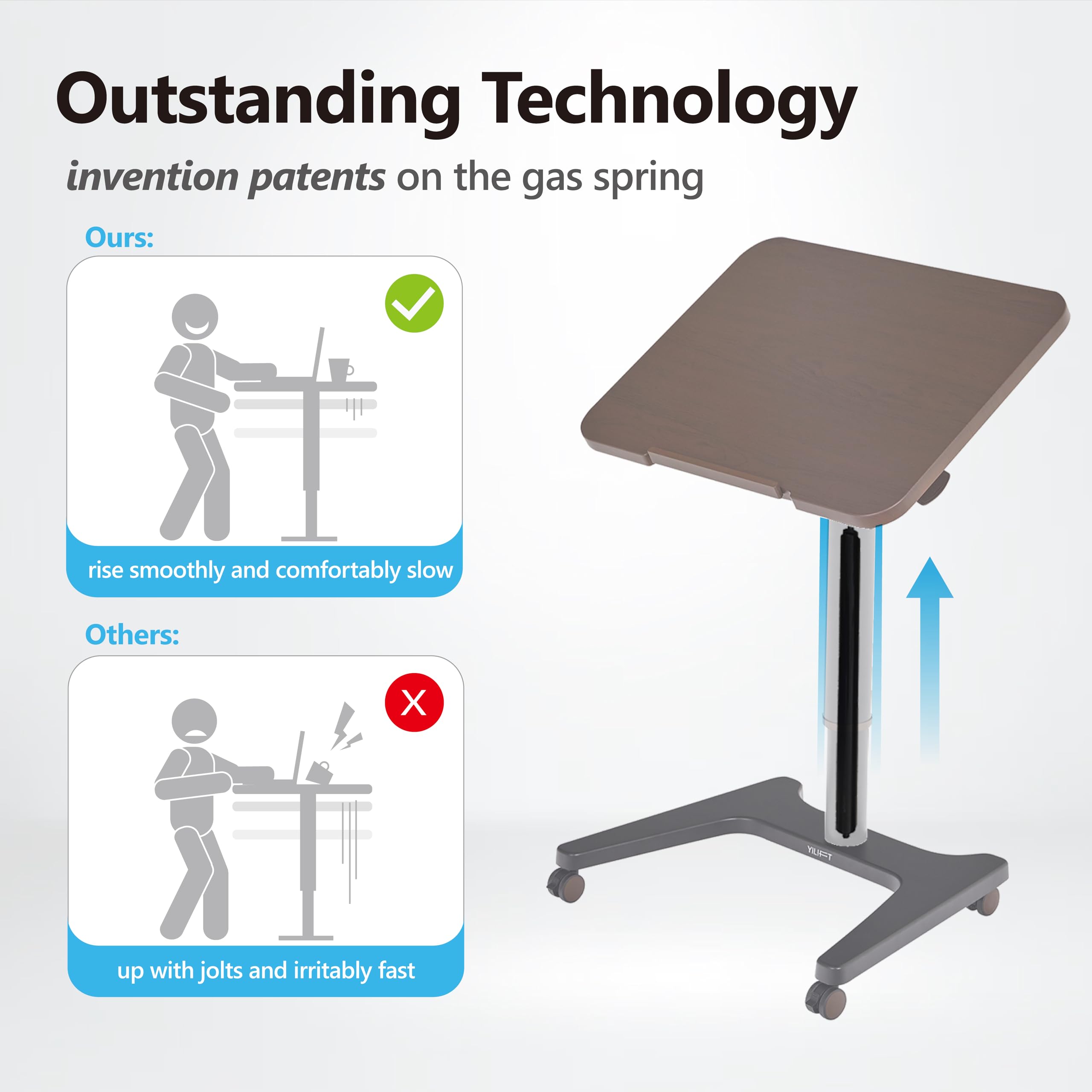 Adjustable Height Electric Standing Desk - 30.3