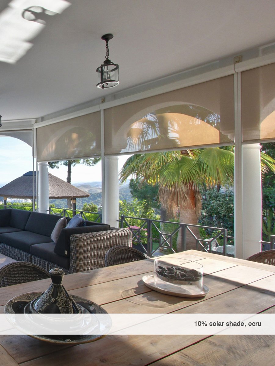 Custom Solar Shades 10% Openness 78
