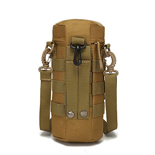 Tactical MOLLE Water Bottle Holder - Durable Military Style Hydration Pouch for Backpacks, Gear Bags, and Outdoor Adventures