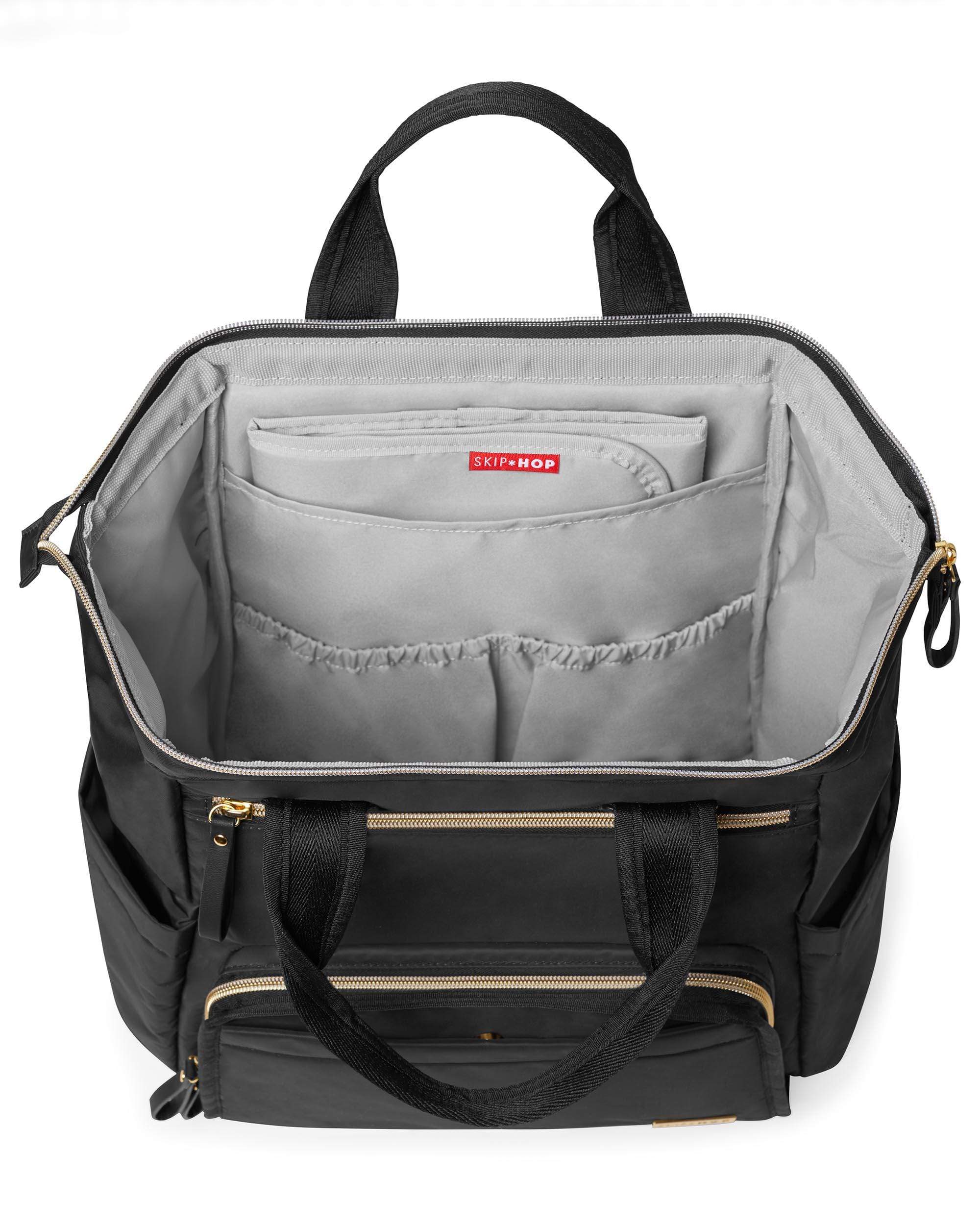 Skip Hop Mainframe Wide Open Changing Backpack - Stylish & Functional Diaper Bag for Parents - Perfect for Travel, Daycare & On-the-Go Baby Essentials
