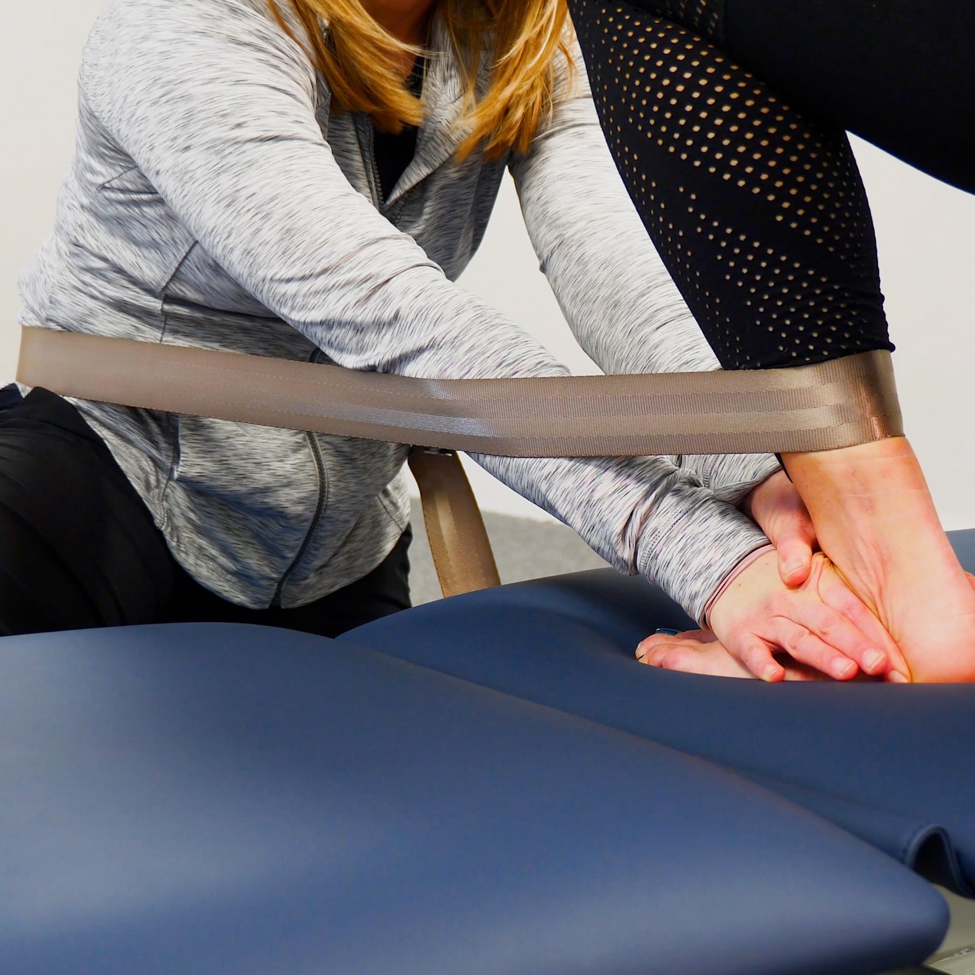 Durable Nylon Manual Therapy Strap with Release Buckle - 8' OPTP Mobilization Belt for Physical Therapy & Patient Rehabilitation - Perfect for Chiropractors, PTs & Home Recovery Use