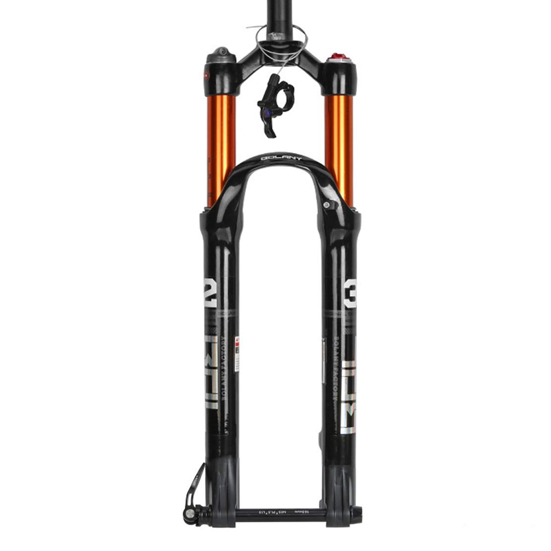 HIOD MTB Mountain Bike Front Fork - Lightweight Magnesium Alloy Air Suspension with Lockout for Shock Absorption | Perfect for Trail Riding & Downhill Biking